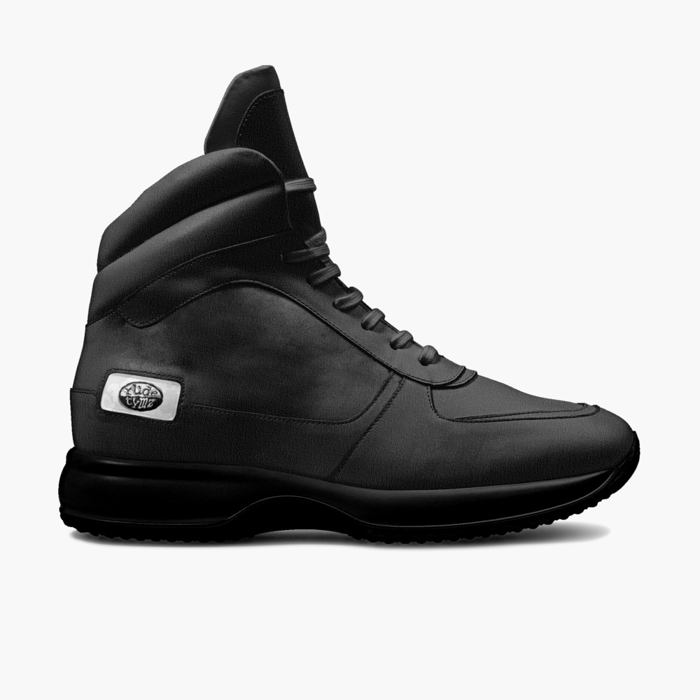 RT Blk Earth Hi To limited edition shoe RT Blk Earth Hi To artisan made in Italy shoes by Byron Burke Aka Popâ Ur-mää