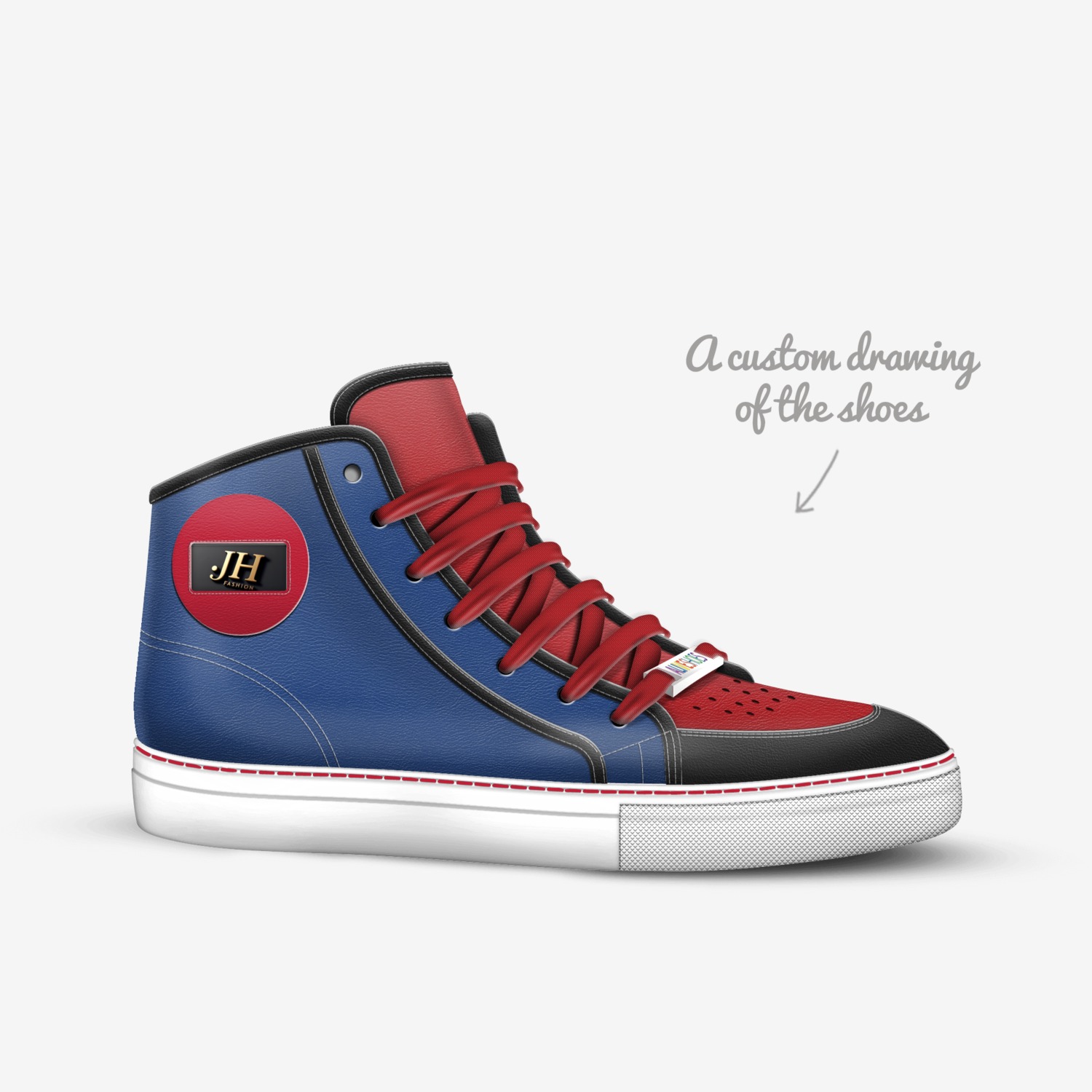 Urban Glide custom made in Italy shoes by John Hopkins | Sketch view