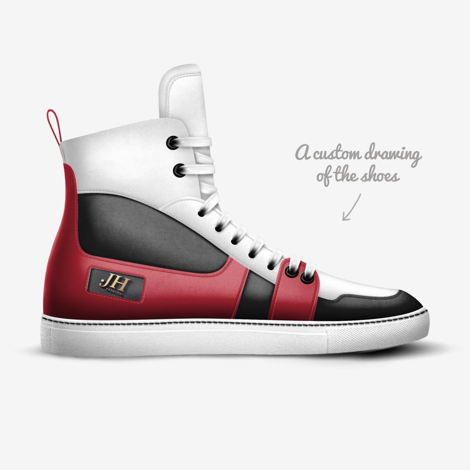 Drift Deluxe  custom made in Italy shoes by John Hopkins | Sketch view