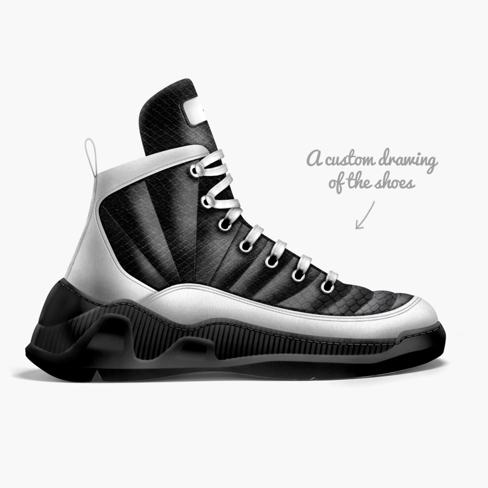 Gems Black Diamond limited edition shoe Gems Black Diamond artisan made in Italy shoes by Brandon Edwards