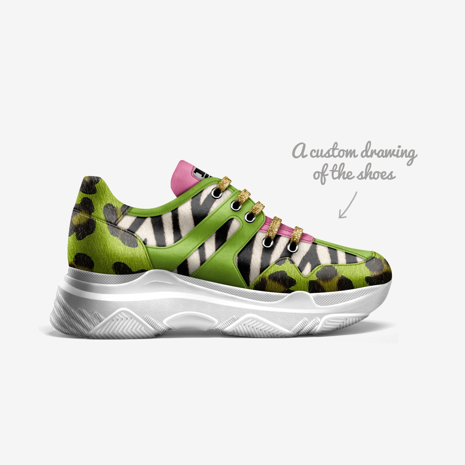 RK STRZ custom made in Italy shoes by Rondi Kutz | Sketch view