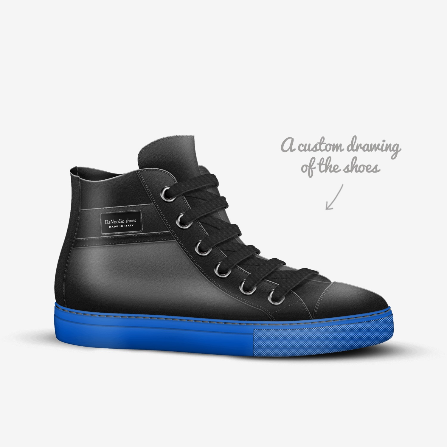 DaNooGo shoes  custom made in Italy shoes by Shametrice Douglas | Sketch view