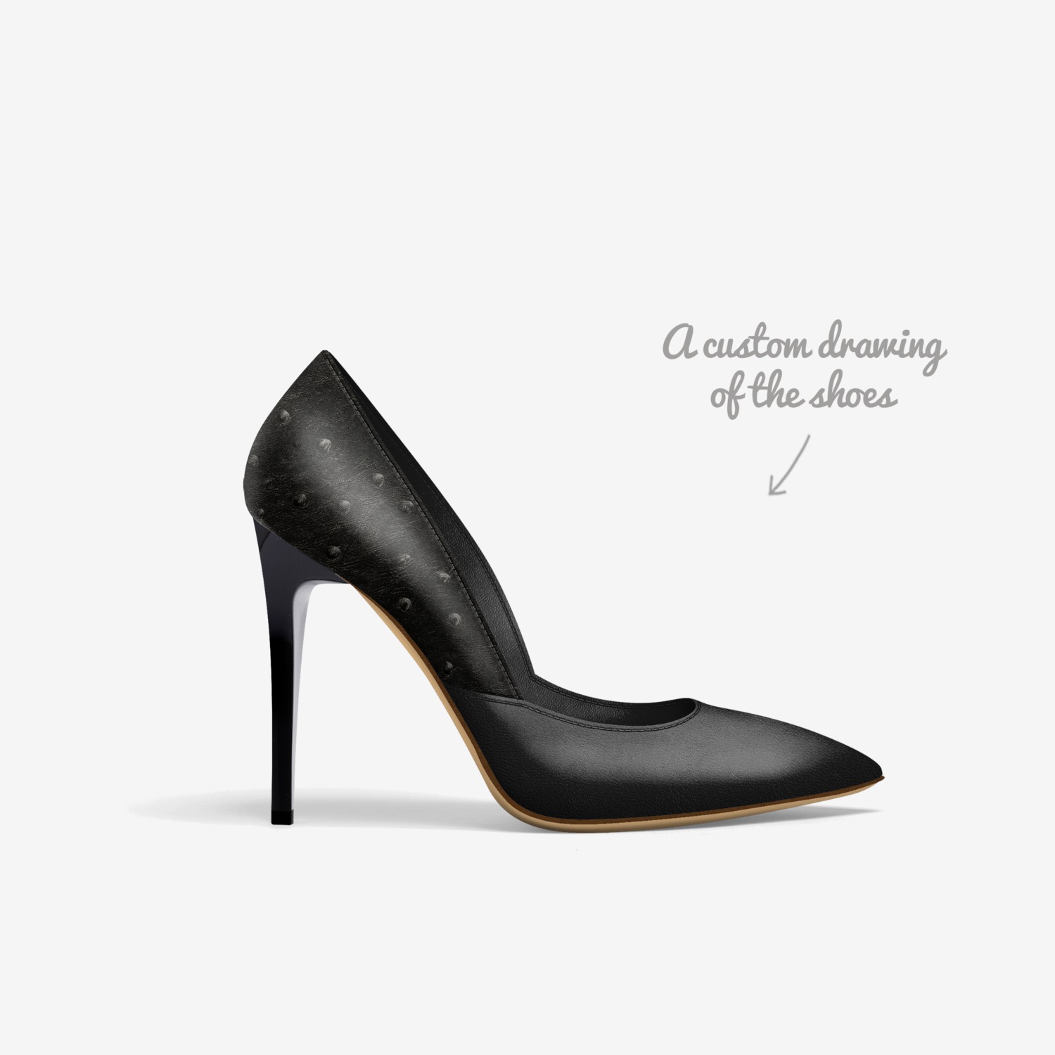 Maria Maria  custom made in Italy shoes by Maria W | Sketch view