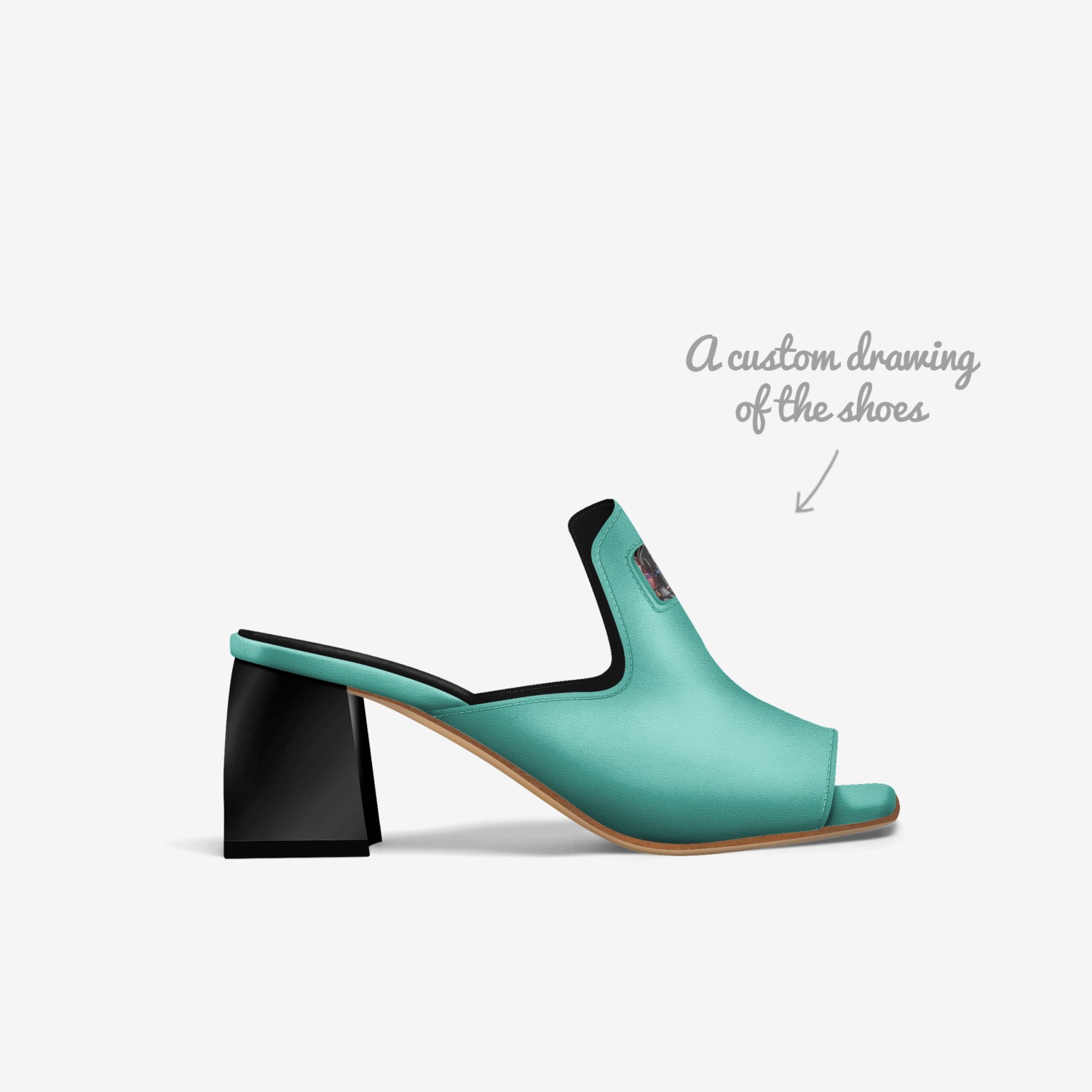 Sexy Girl Fashion  custom made in Italy shoes by Sher-vawn Robinson | Sketch view