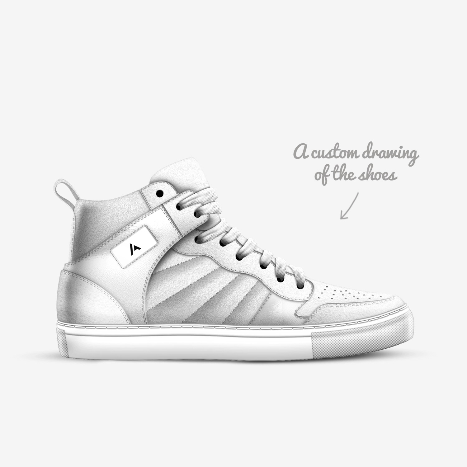 Arborstep custom made in Italy shoes by Aaron Belyea | Sketch view