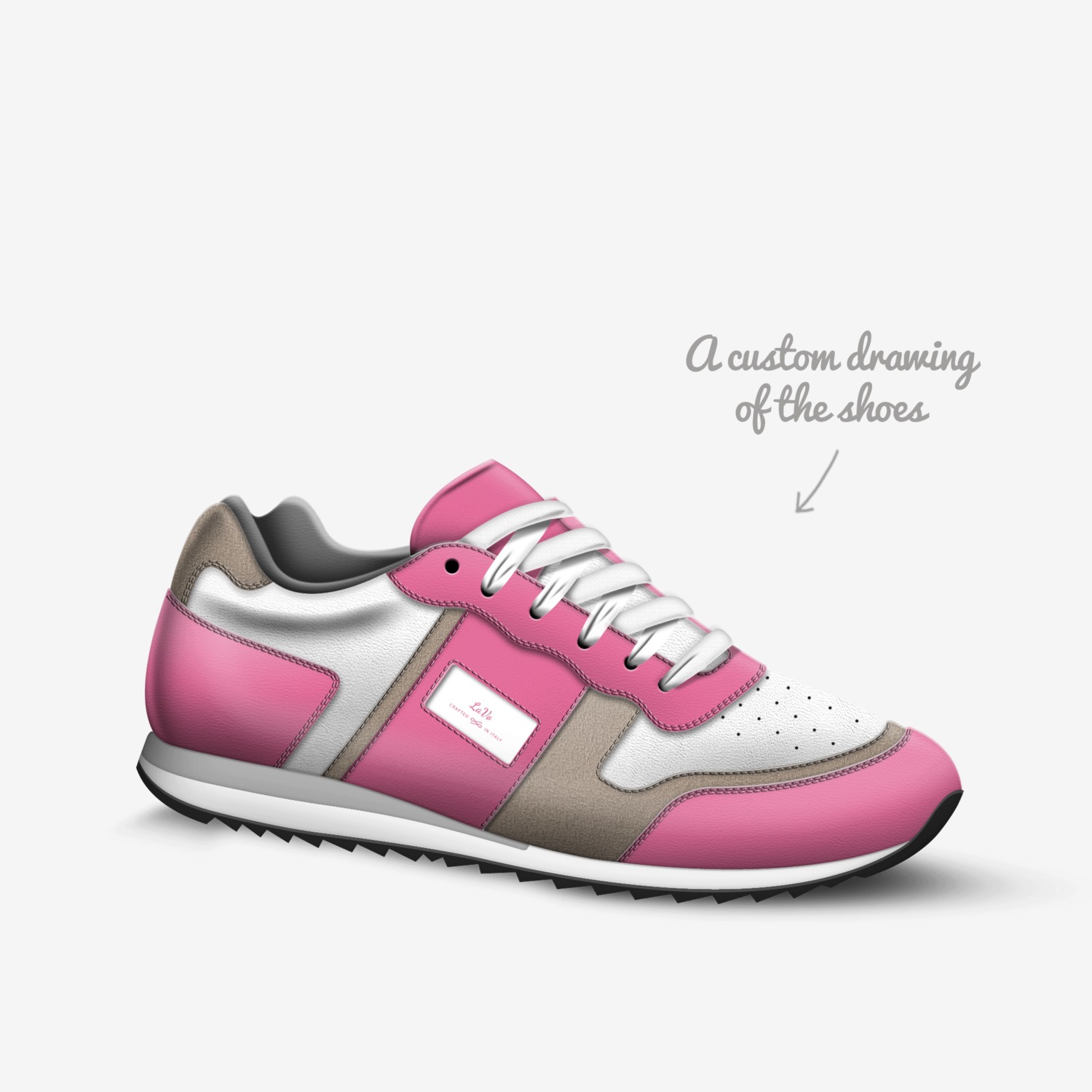 LaVo  custom made in Italy shoes by Seleste Leng | Sketch view