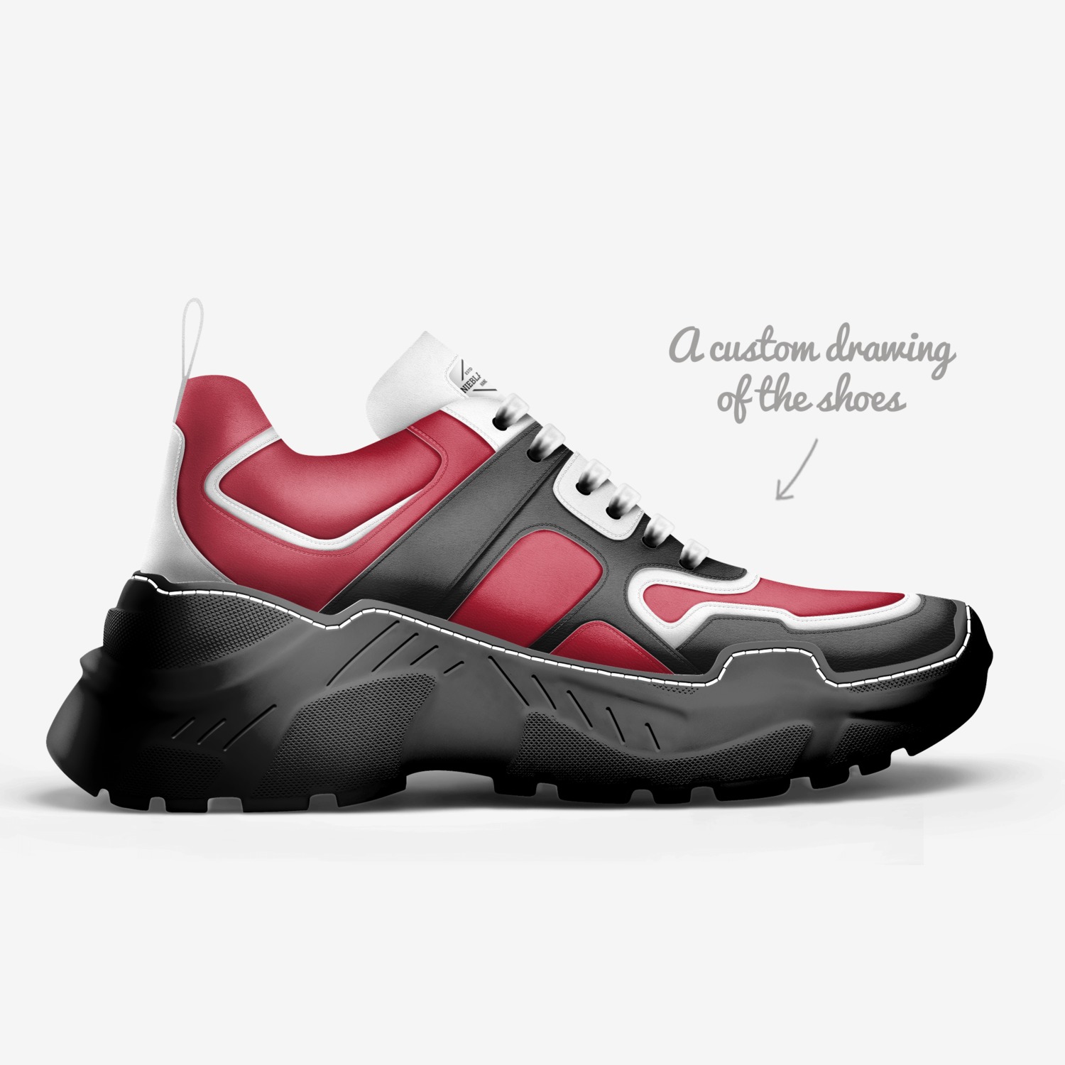 Niebla Milano custom made in Italy shoes by Gerlyn & Dave | Sketch view