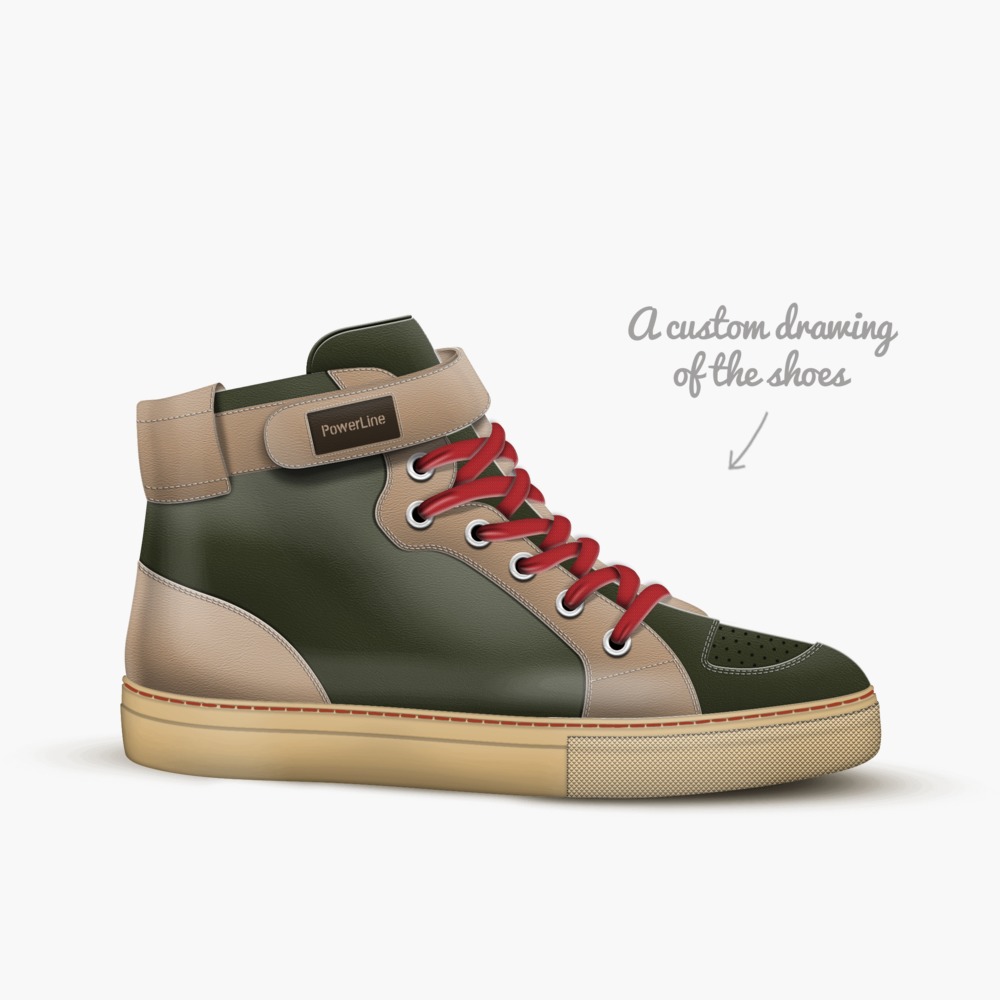 Powerline limited edition shoe Powerline artisan made in Italy shoes by Leslie Keele