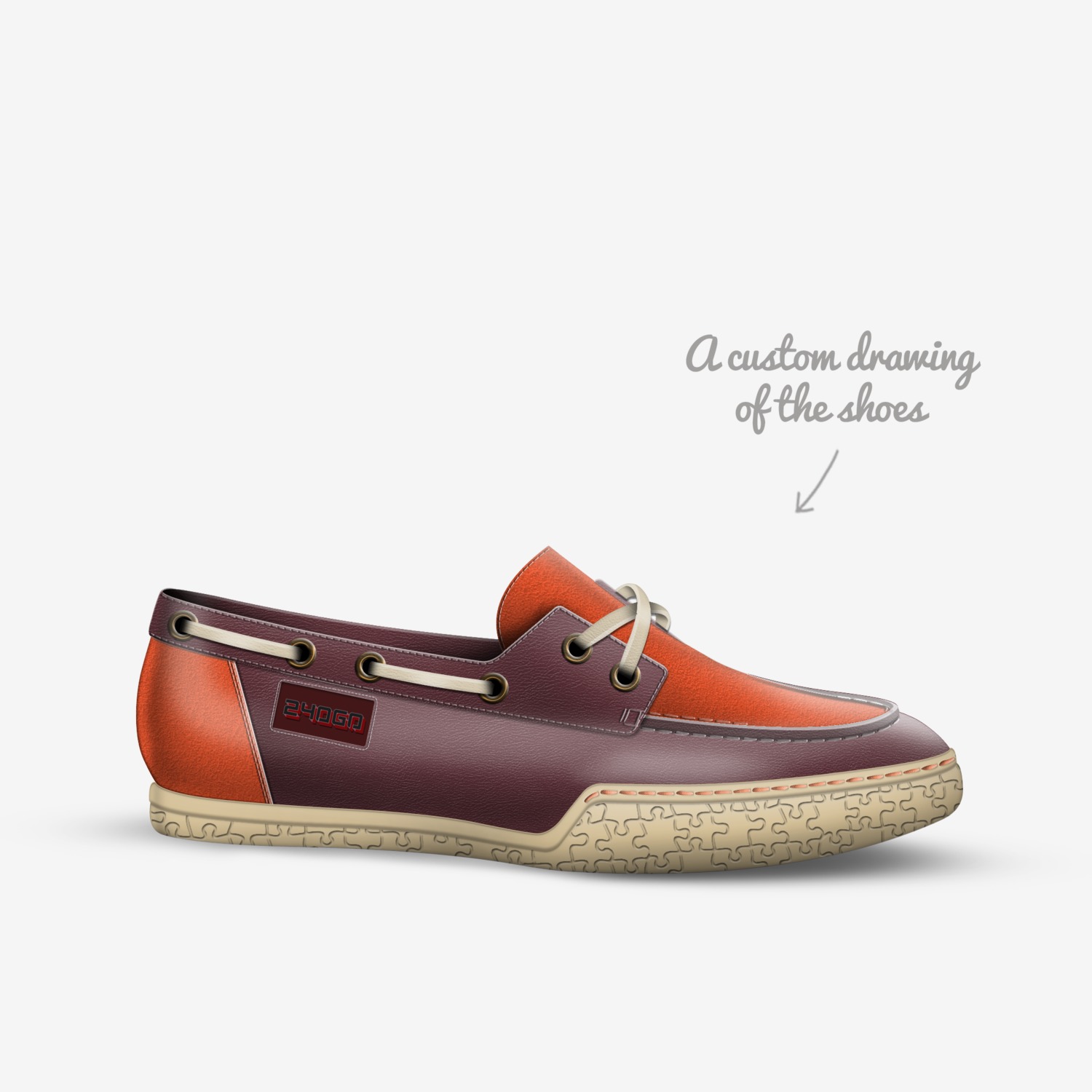 240G0_agency custom made in Italy shoes by Agency Aliveshoes | Sketch view