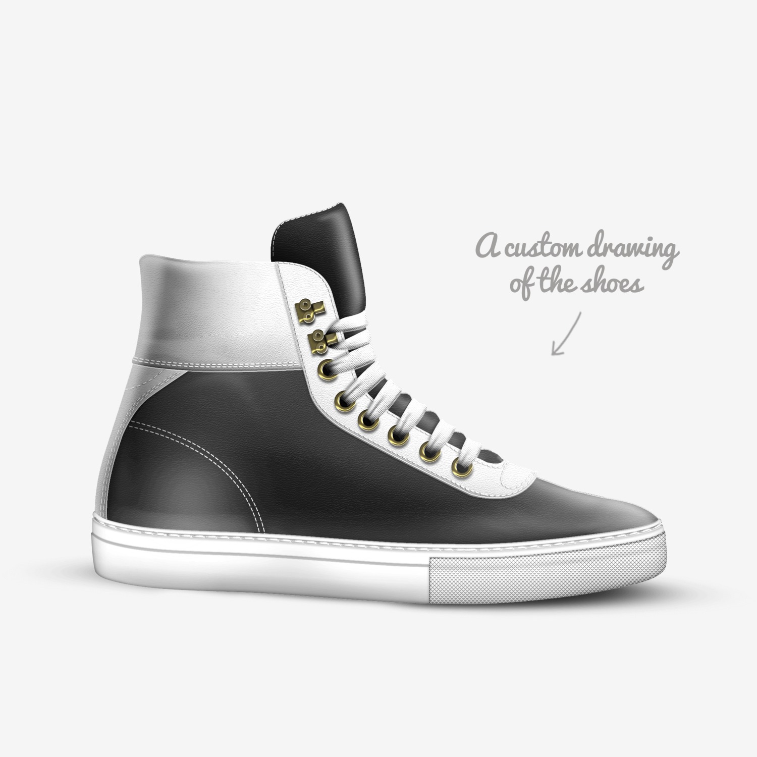 klklklkl custom made in Italy shoes by Luca Alive | Sketch view