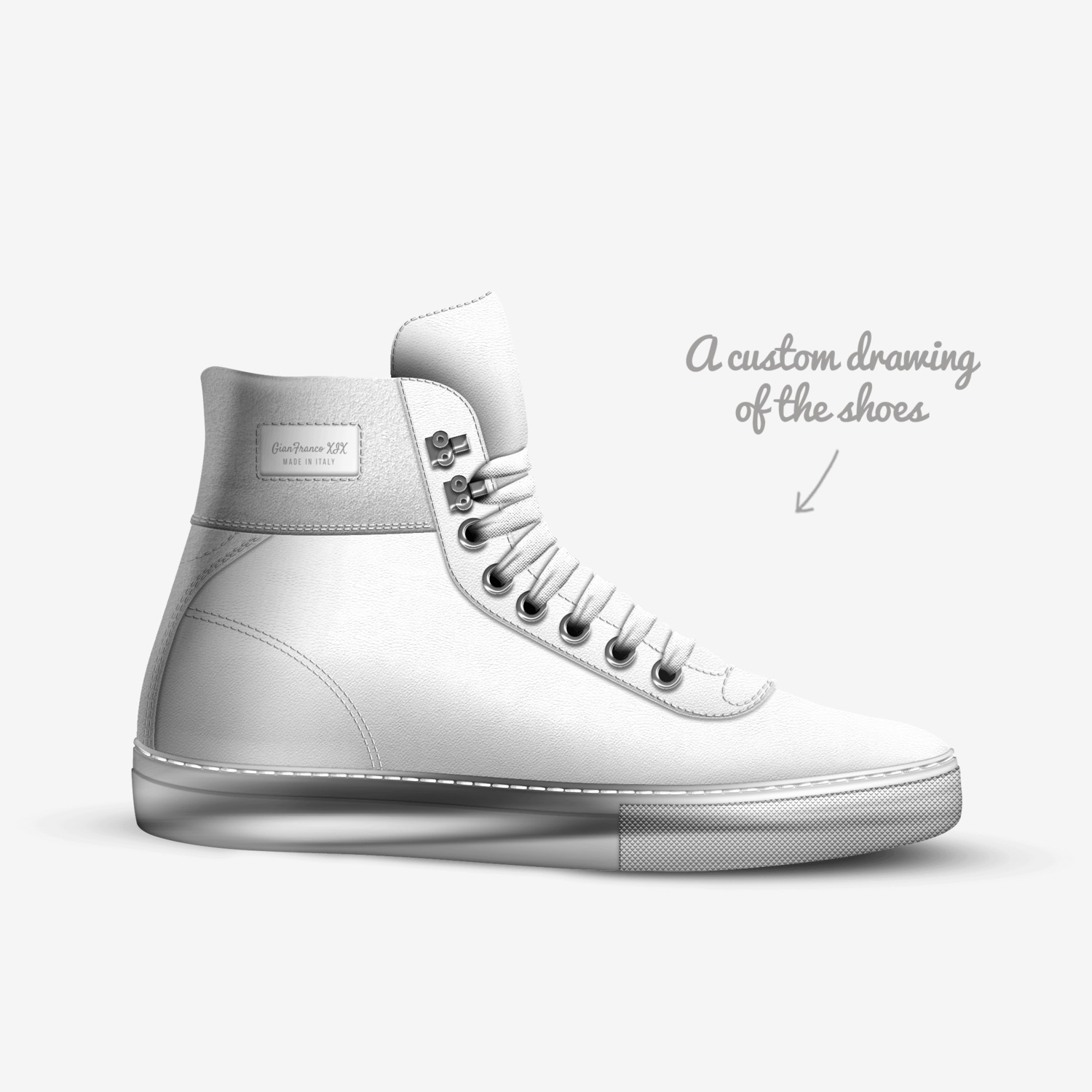 GianFranco XIX custom made in Italy shoes by Jason Best | Sketch view