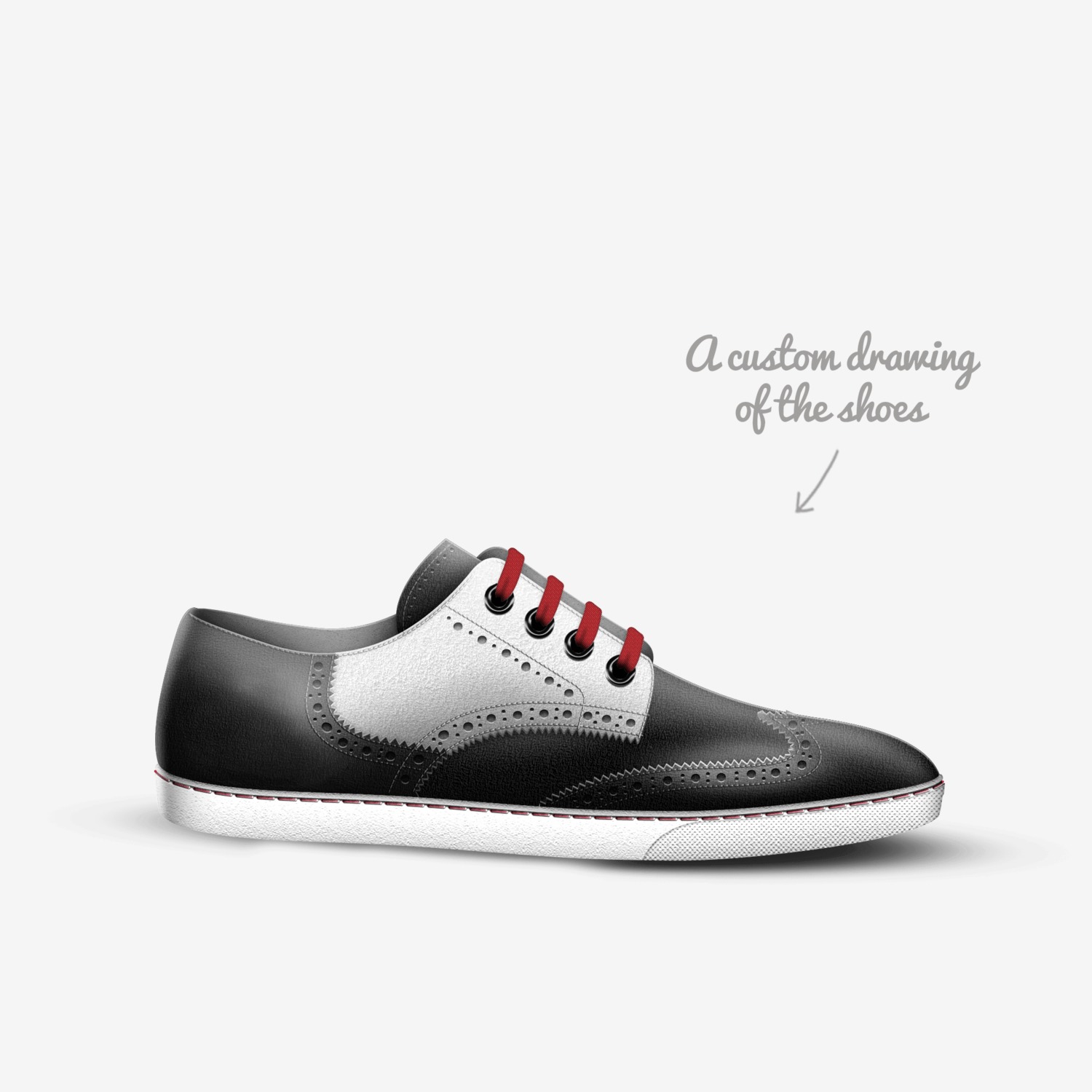 Tsuxedo  custom made in Italy shoes by Victor Mccrae | Sketch view