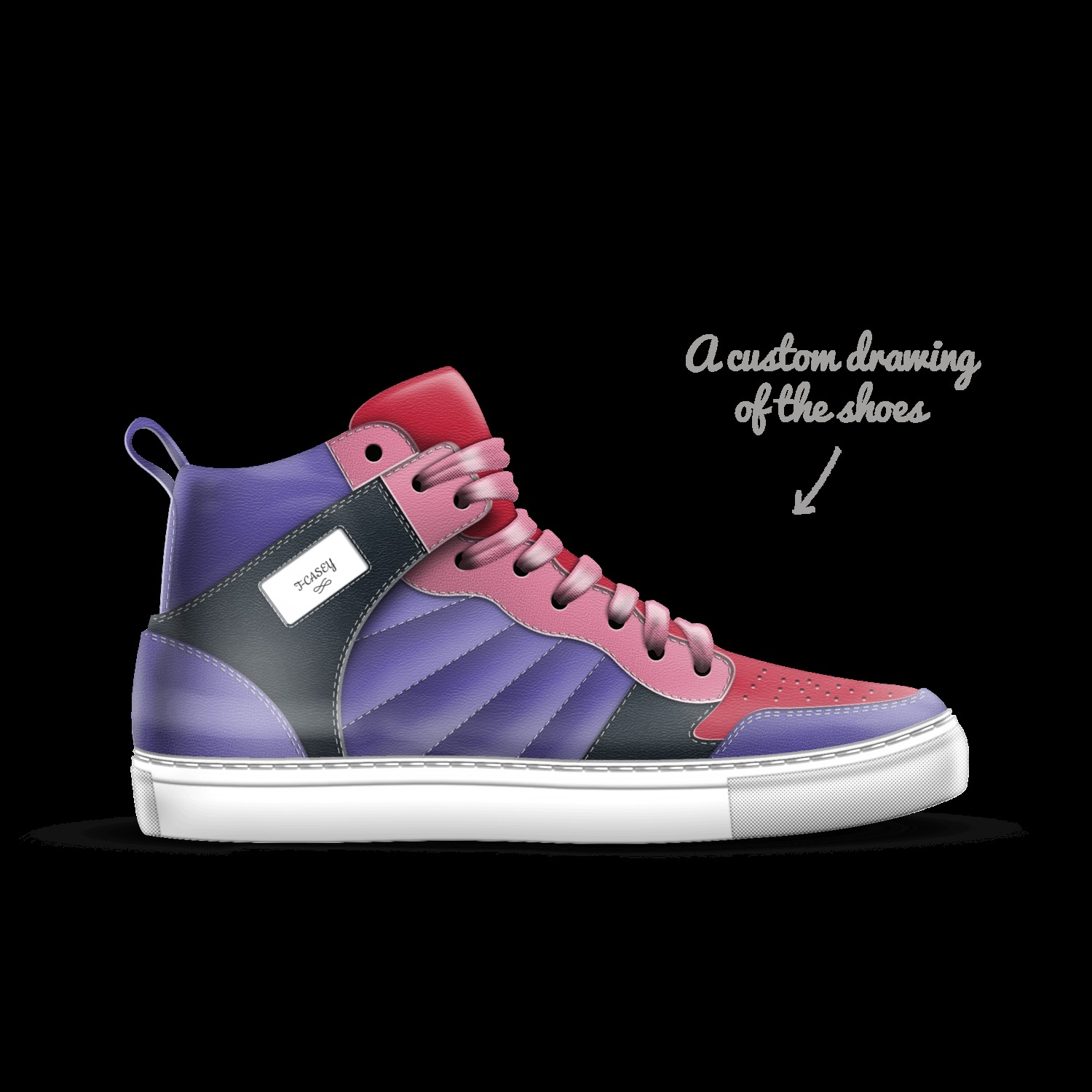 Casey custom top sneakers