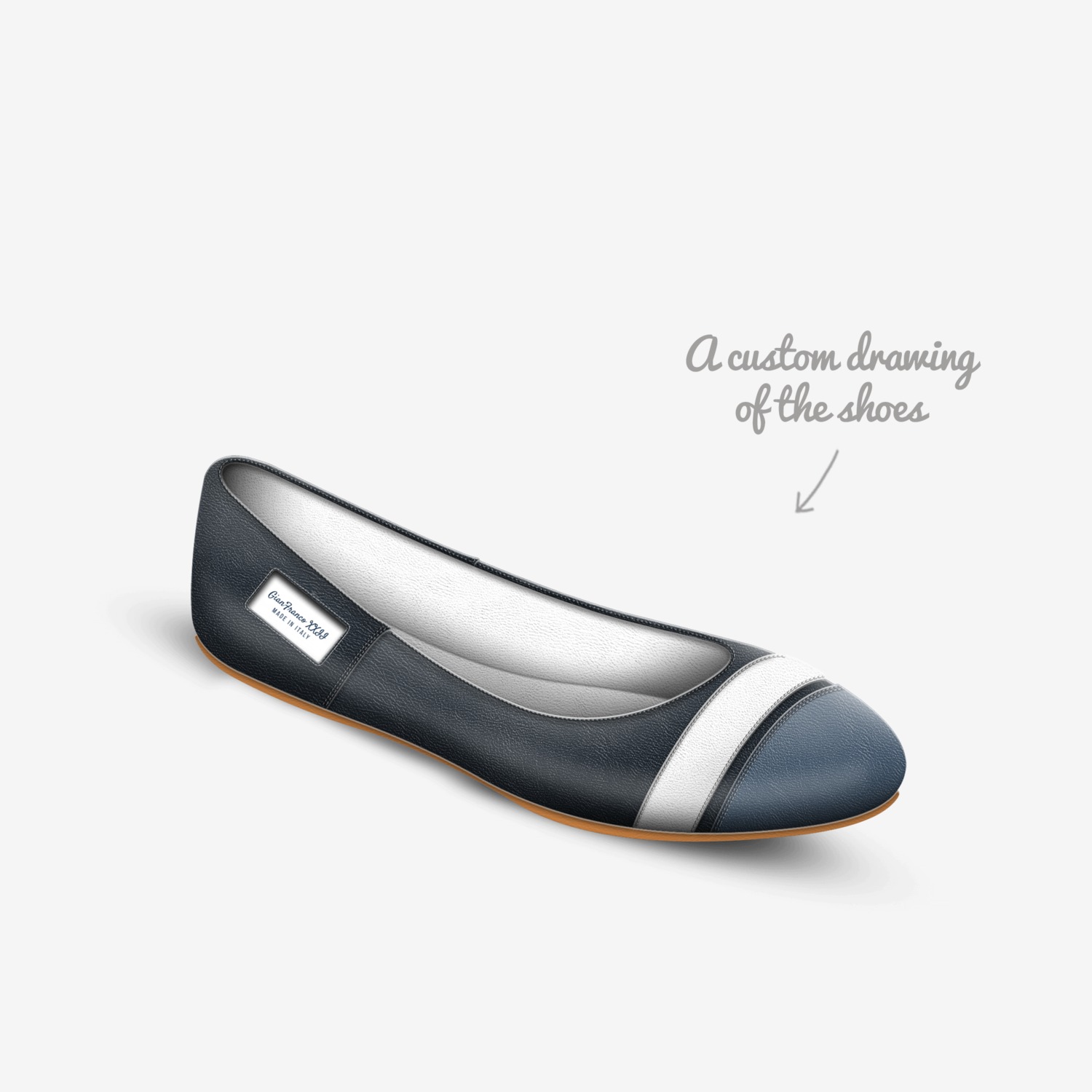 GianFranco XXII custom made in Italy shoes by Jason Best | Sketch view