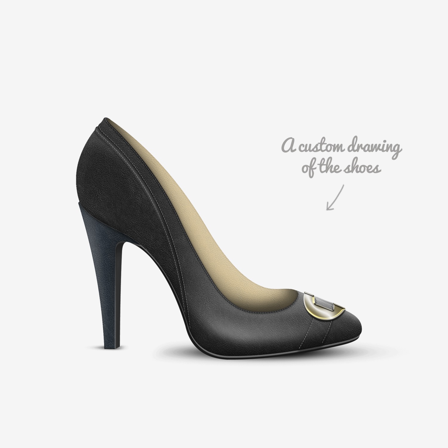 ar 15 custom made in Italy shoes by Adam Thomas | Sketch view