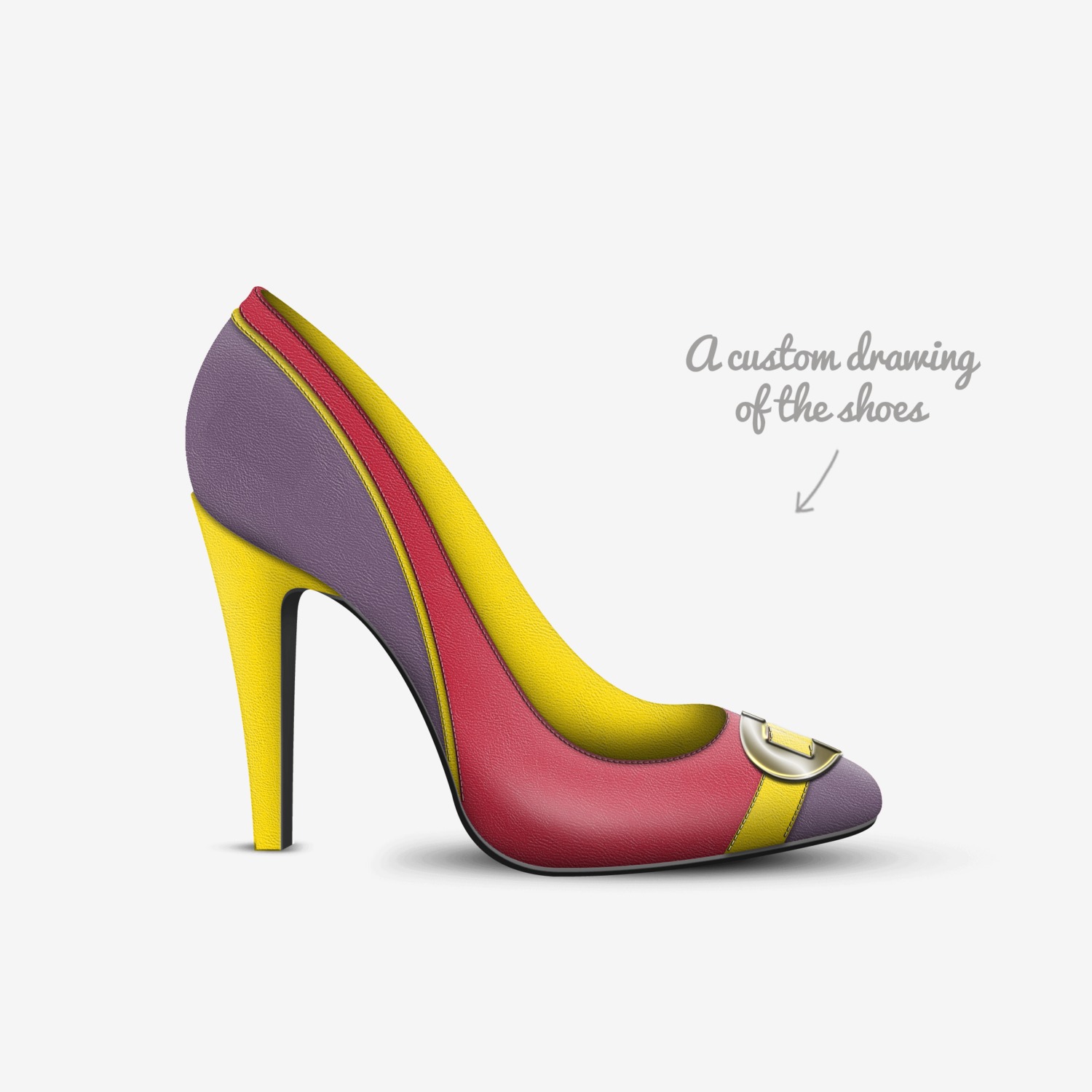 Charlie's Shoes custom made in Italy shoes by C Cunningham | Sketch view