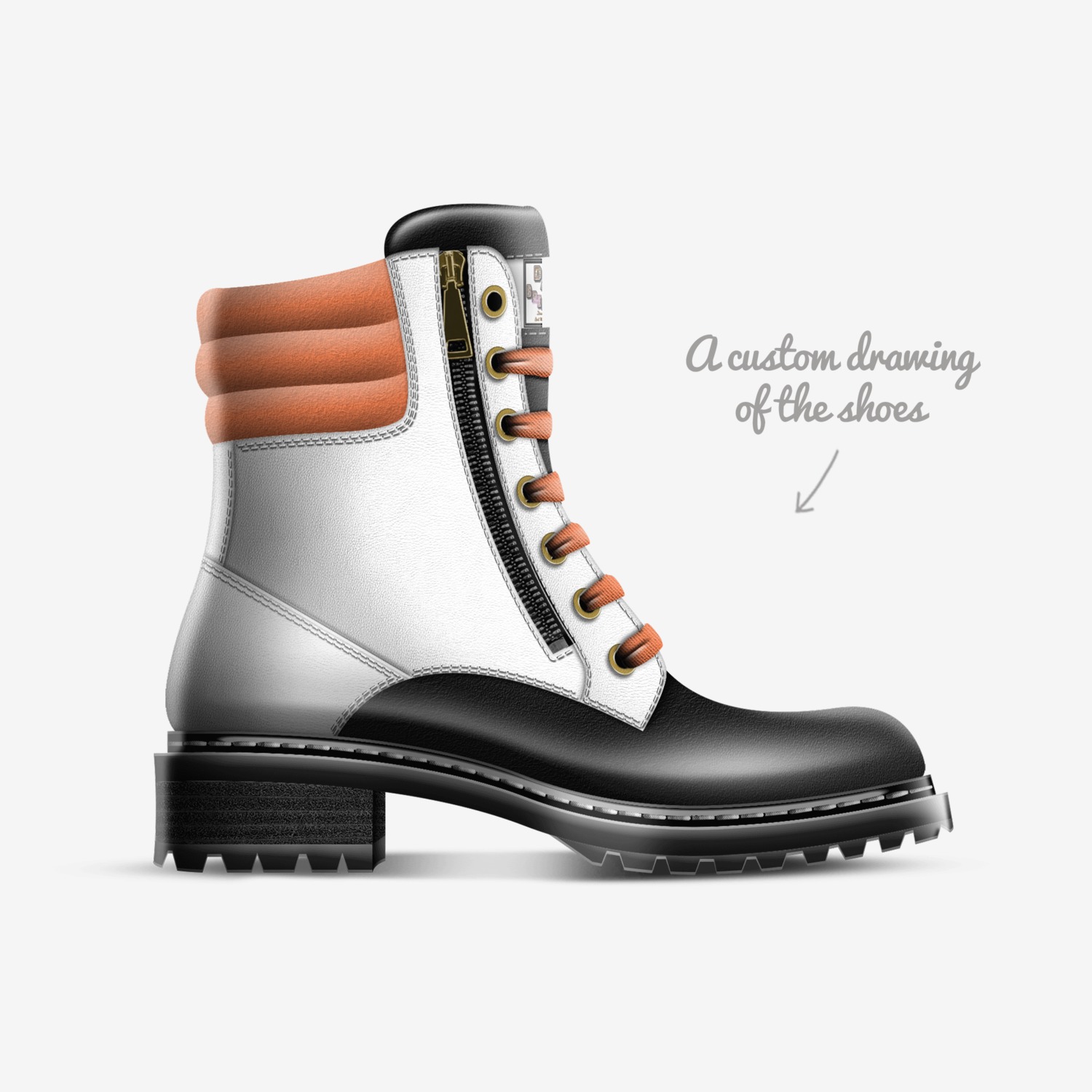 Da Bridge ! custom made in Italy shoes by Robert Wynder | Sketch view