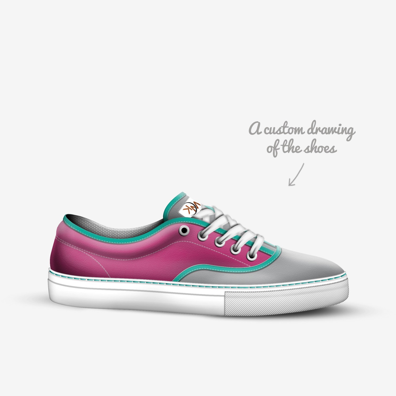 SK's custom made in Italy shoes by Kenwuan Meeks | Sketch view