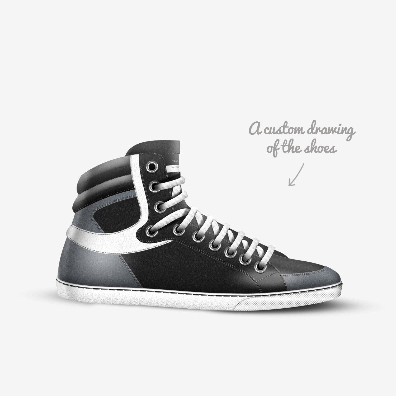 Basketball 🏀 kicks custom made in Italy shoes by Lanayah Cotton | Sketch view