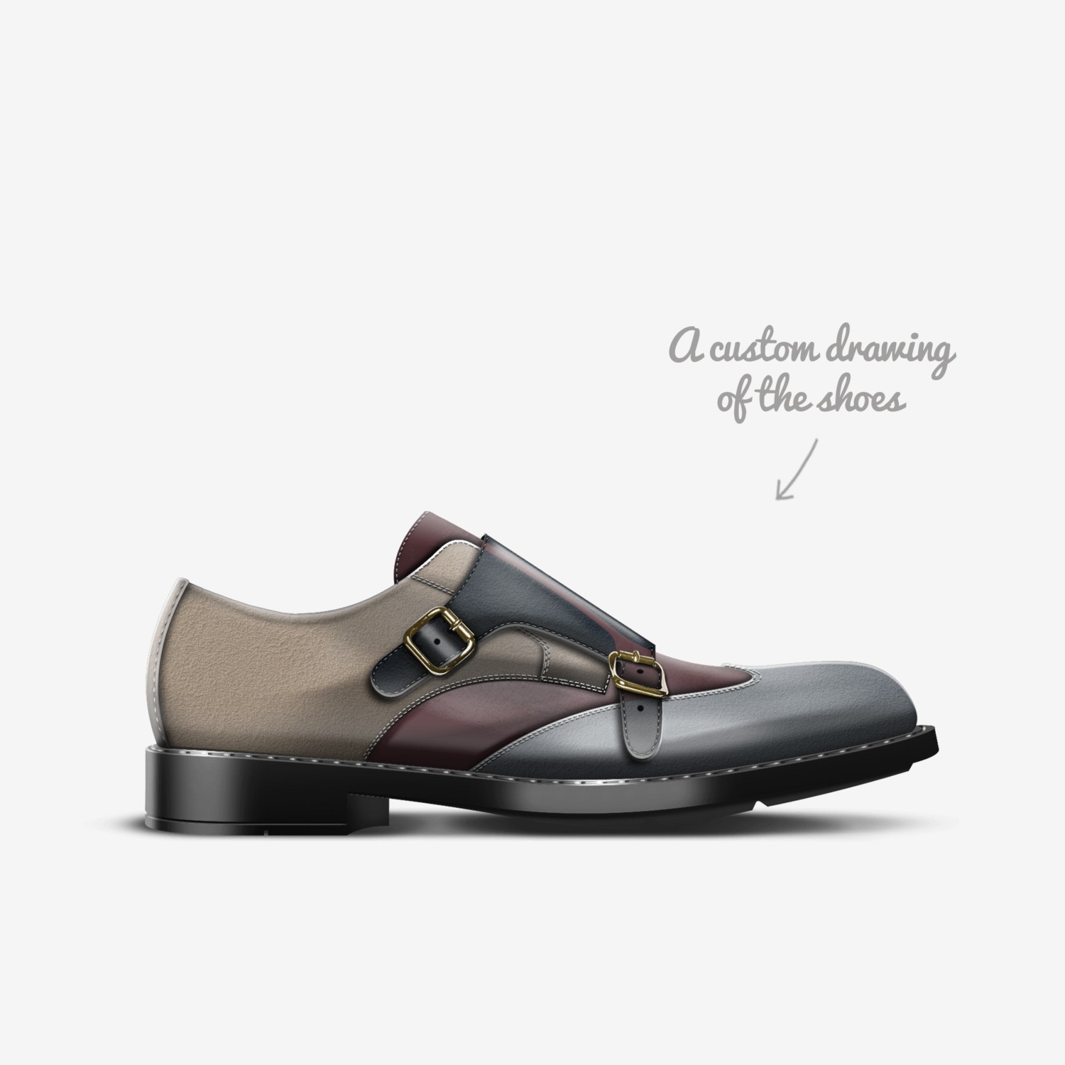 ROMA custom made in Italy shoes by Franco Scarpa | Sketch view