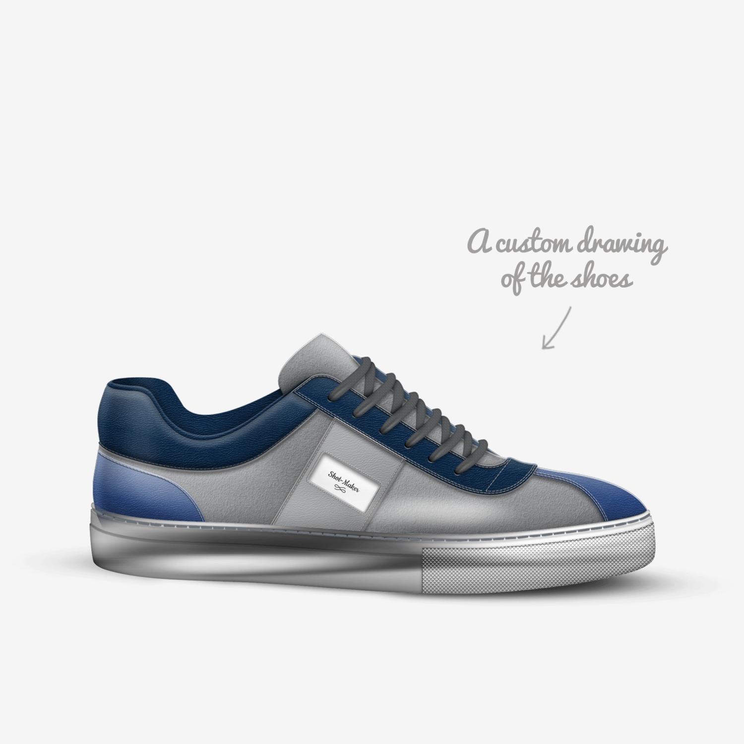 Shot-Maker custom made in Italy shoes by Dennis Scott | Sketch view