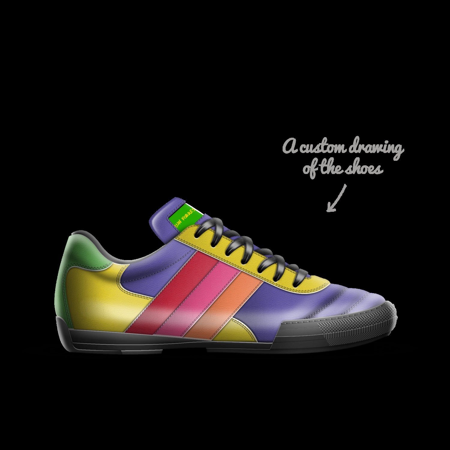 run forrest run A Custom Shoe concept by Paul Megens