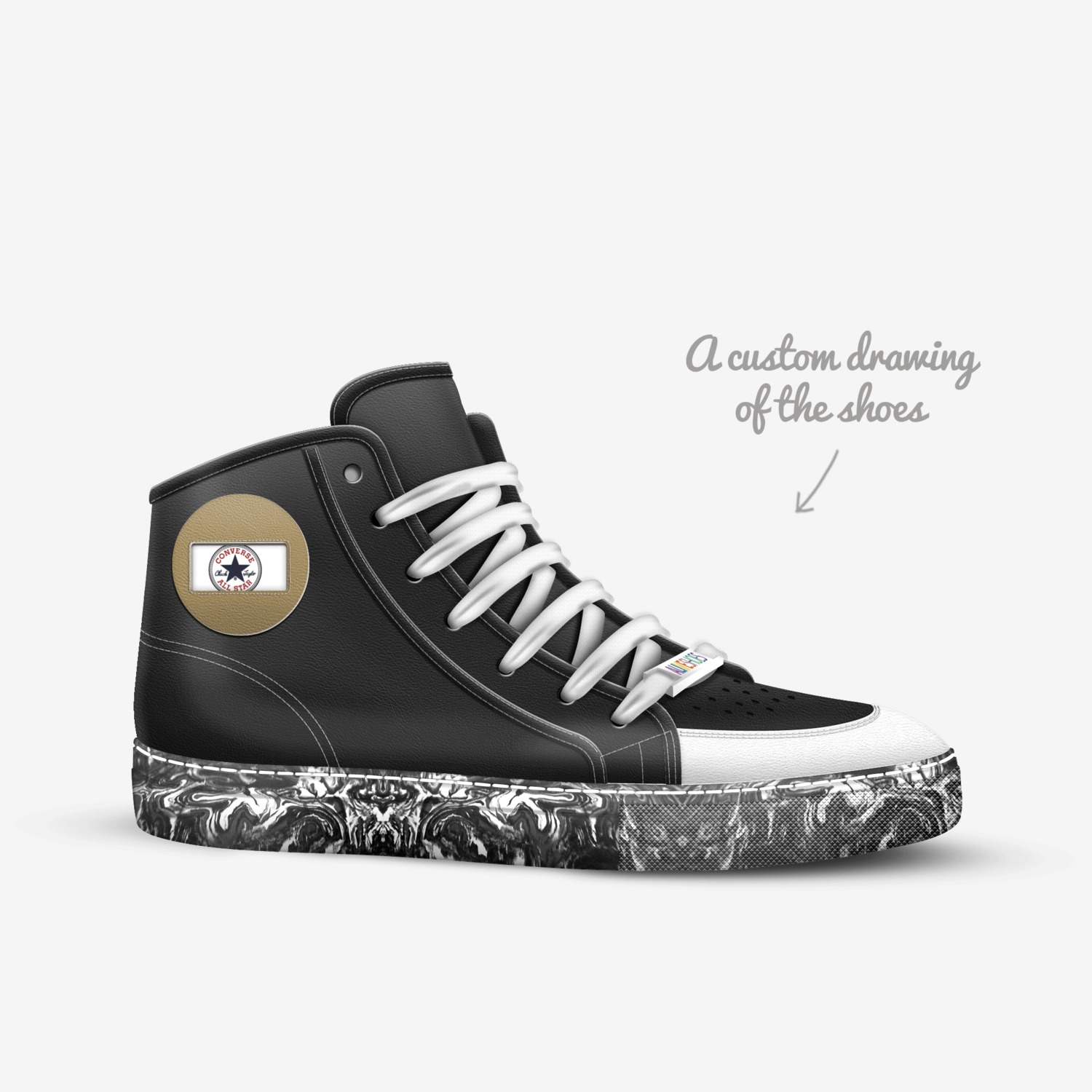 Jayreses custom made in Italy shoes by  | Sketch view