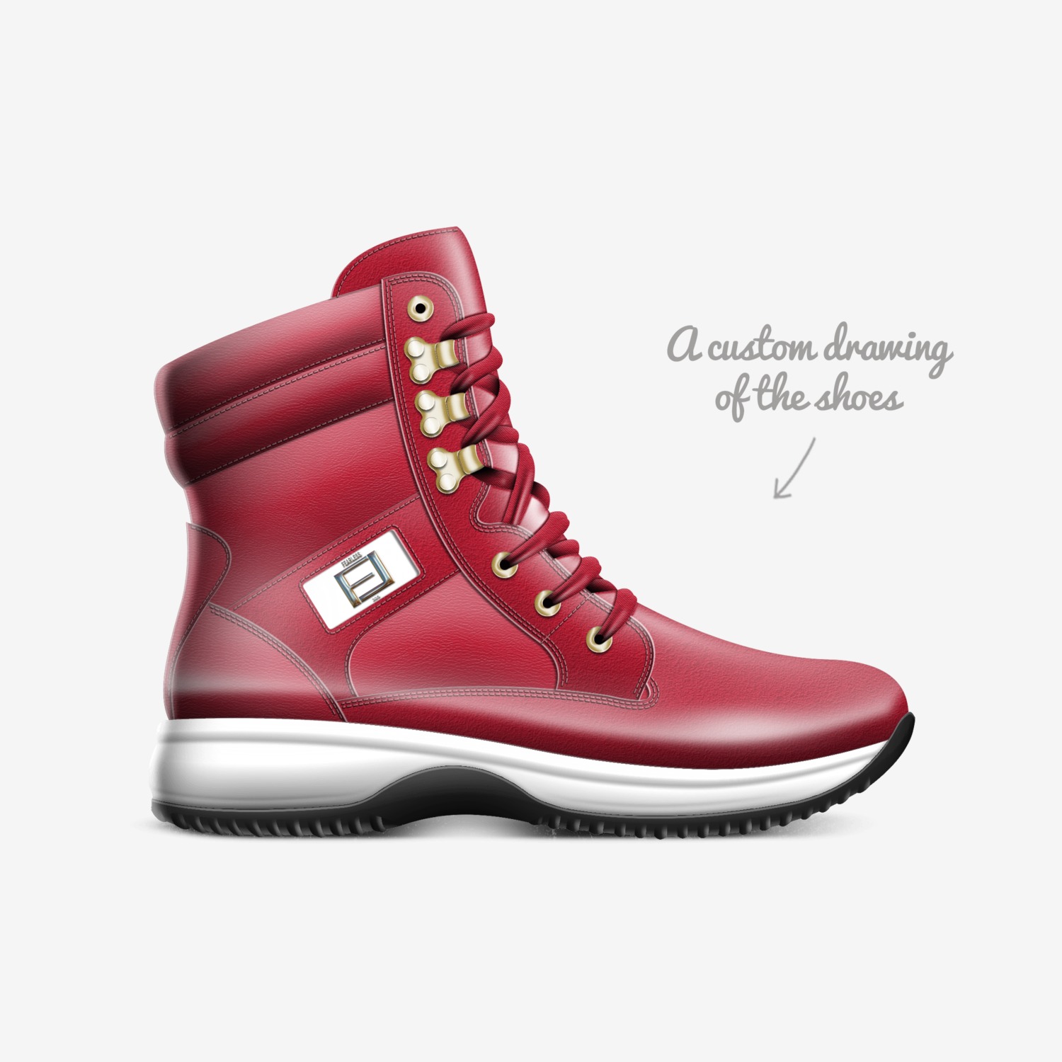 DaKapa custom made in Italy shoes by Darren Davis-kandler | Sketch view