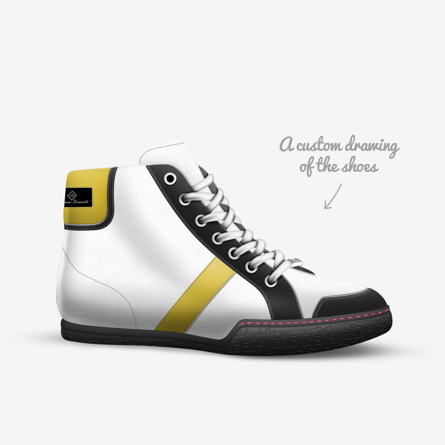 LLLLLLLLLLL custom made in Italy shoes by Livani Donatello | Sketch view