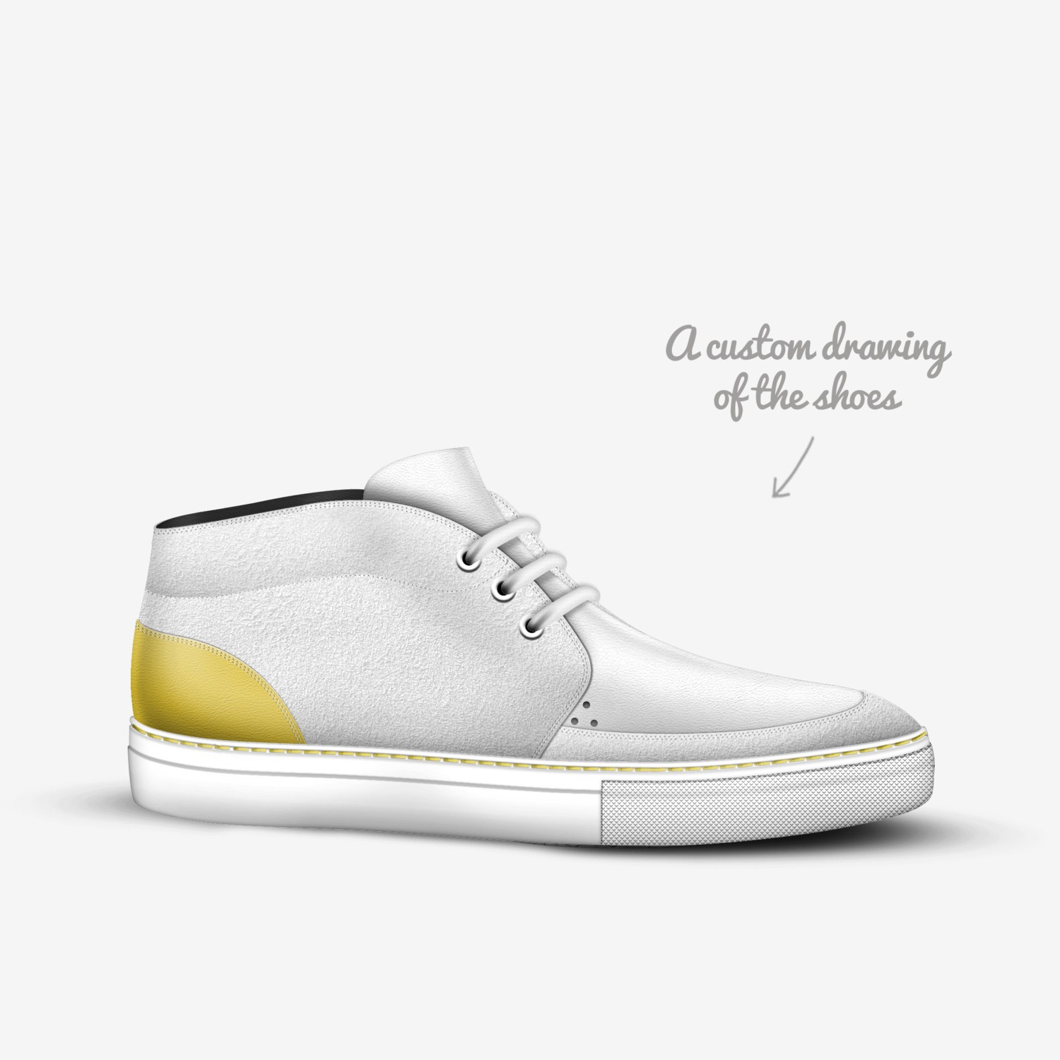 KOKOK custom made in Italy shoes by Luca Alive | Sketch view