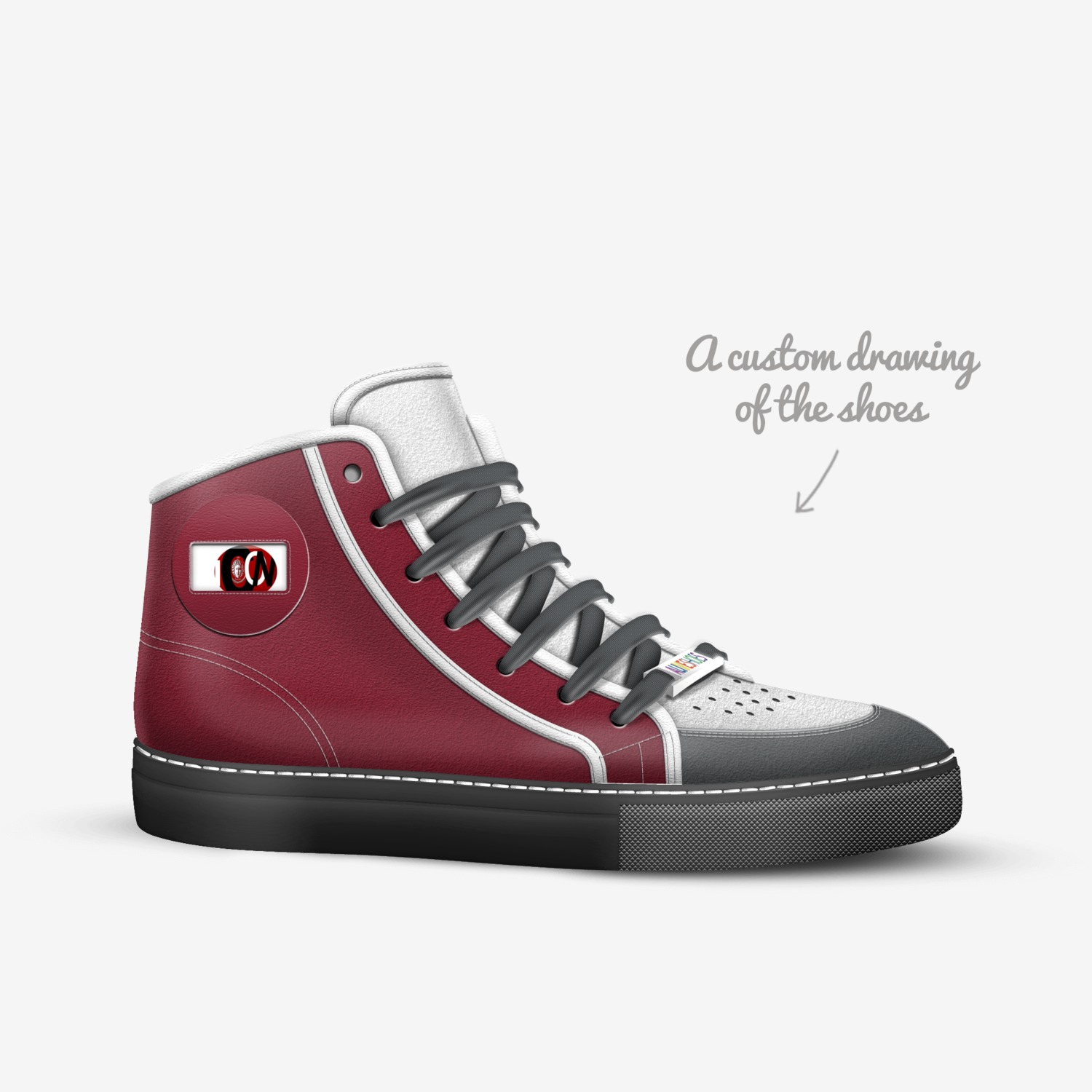 The Victor custom made in Italy shoes by Lord Hector Diono | Sketch view