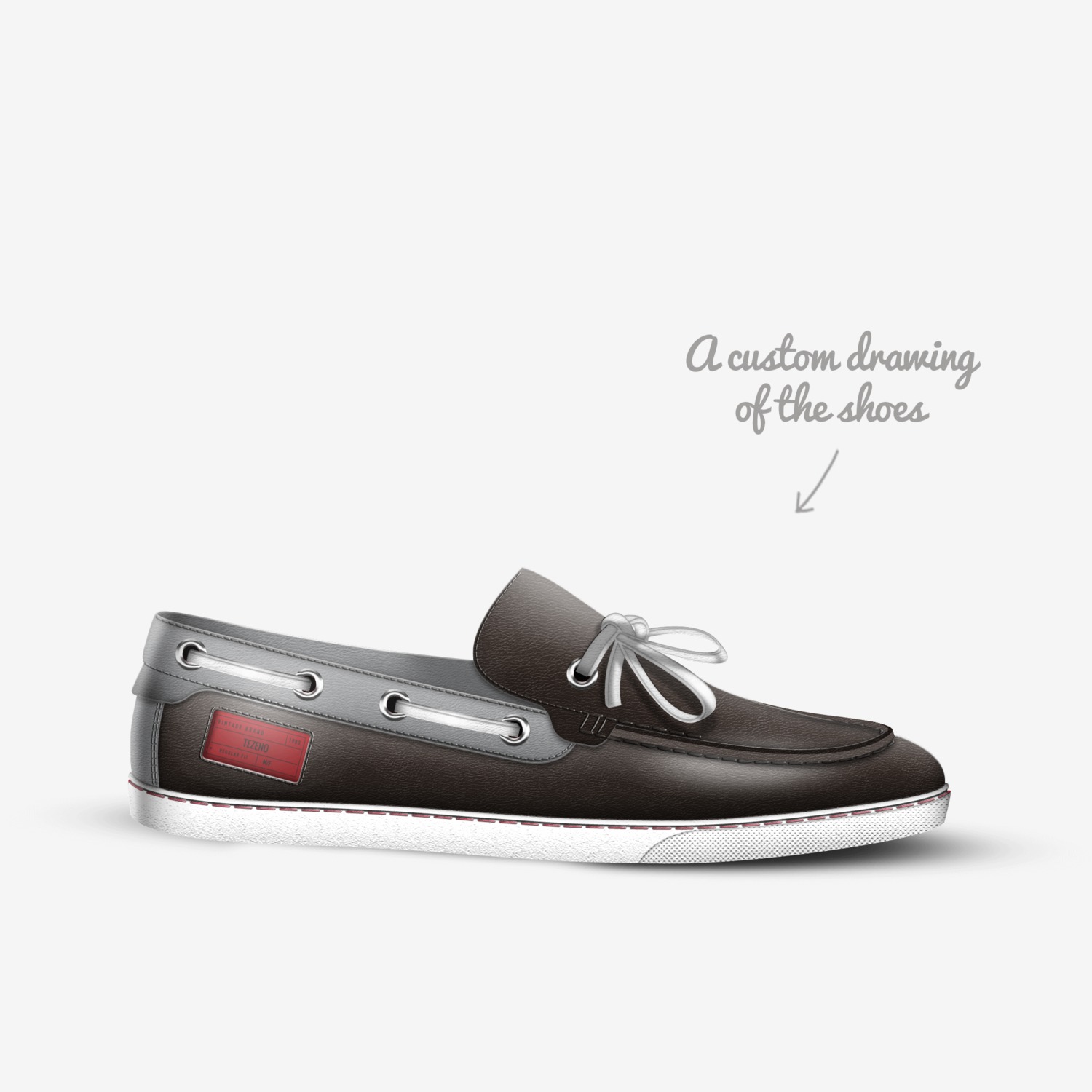Black River custom made in Italy shoes by Nehemiah Tezeno | Sketch view