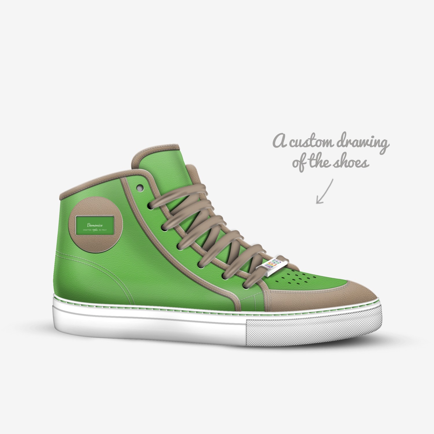 Domenico custom made in Italy shoes by Gimoz Antonio Guico Ramos | Sketch view