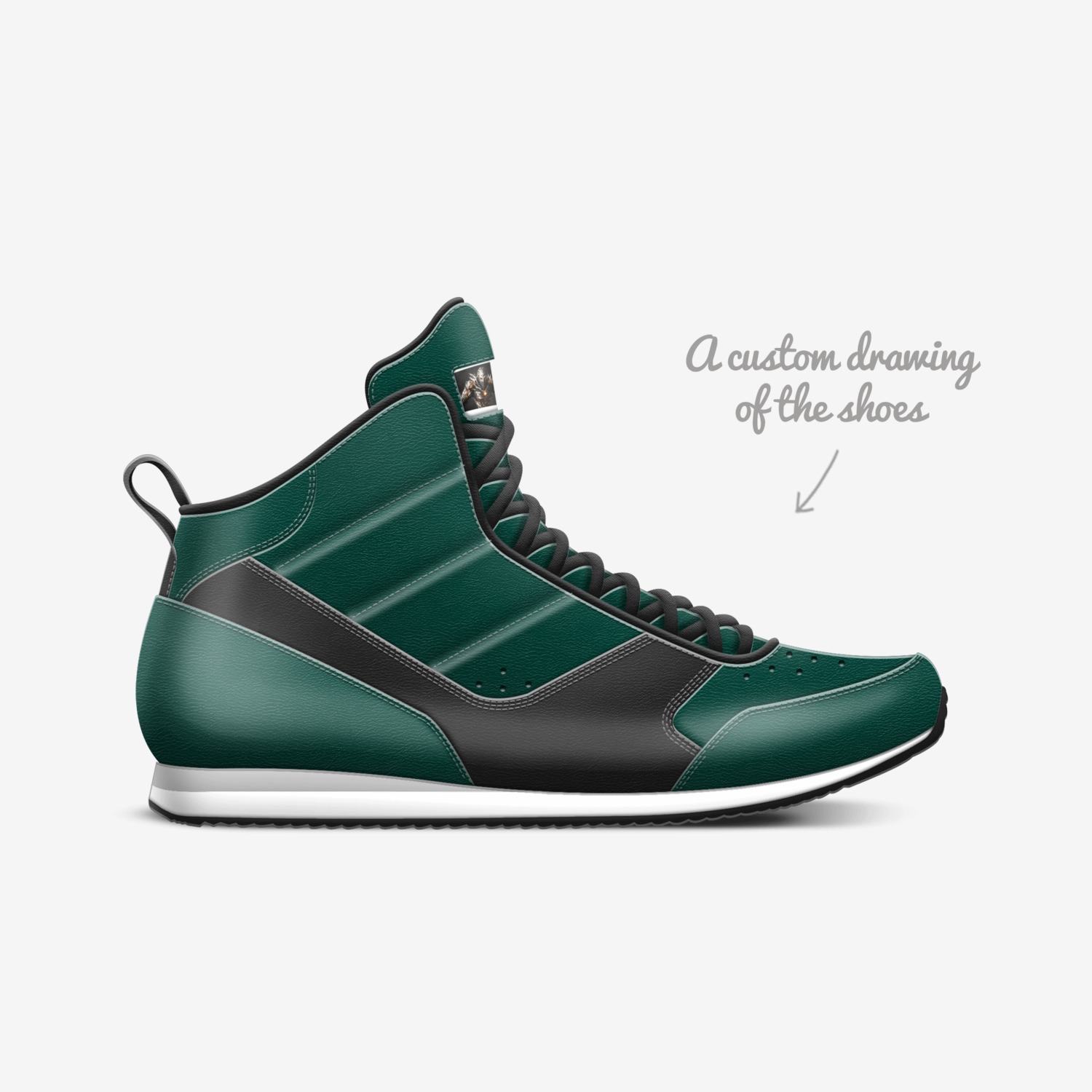 80412 custom made in Italy shoes by Dylan Wentz | Sketch view