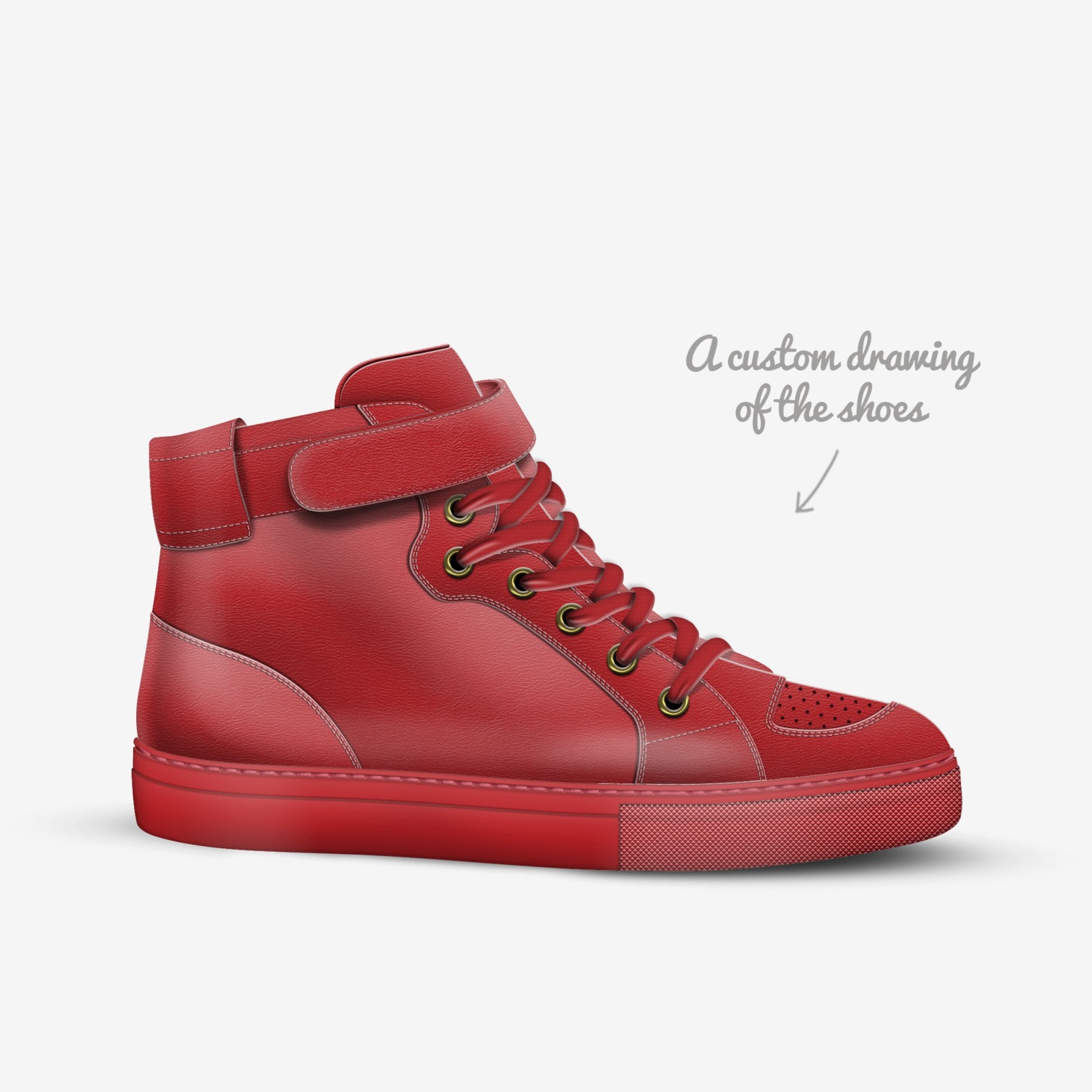 Shoes ,red. made in USA from Italy. Silvia Sneakers | Italian Leather Sneakers for Women  main image 4