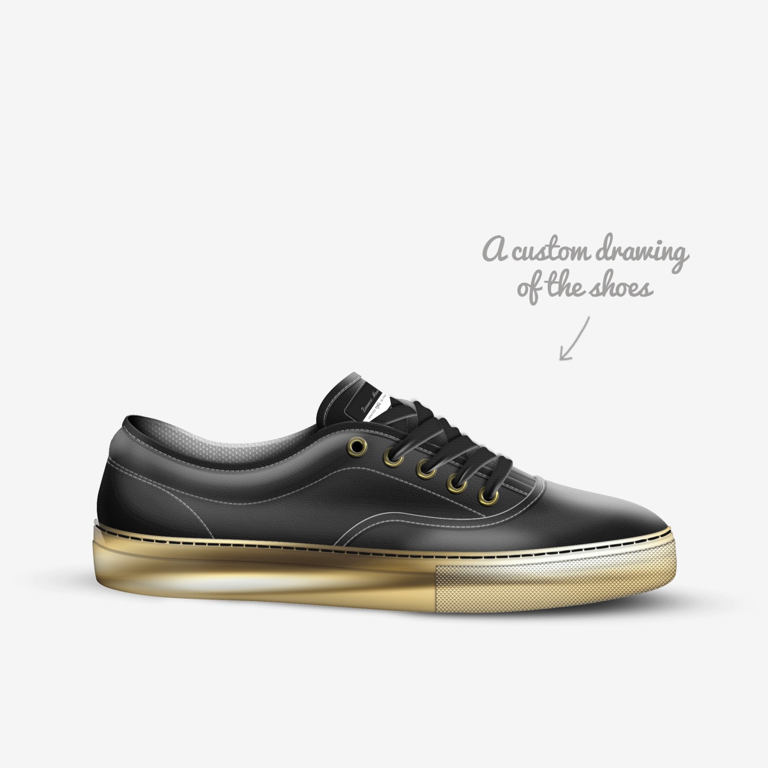 Zanucci Man custom made in Italy shoes by Charlie Moss | Sketch view