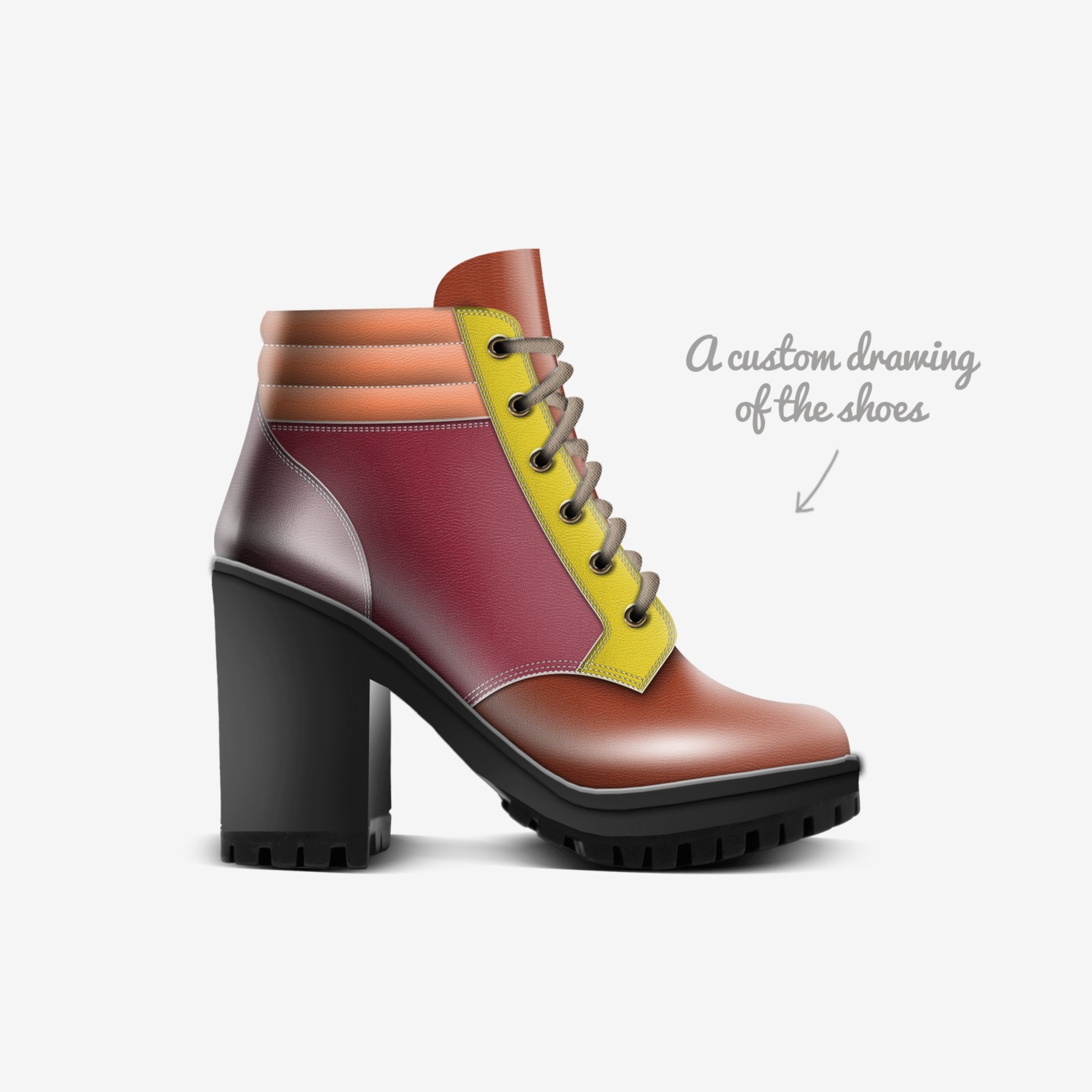 old and new custom made in Italy shoes by Paul Megens | Sketch view