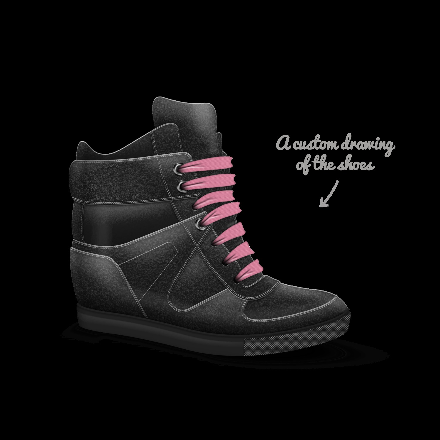 Blush wedge sneaker store