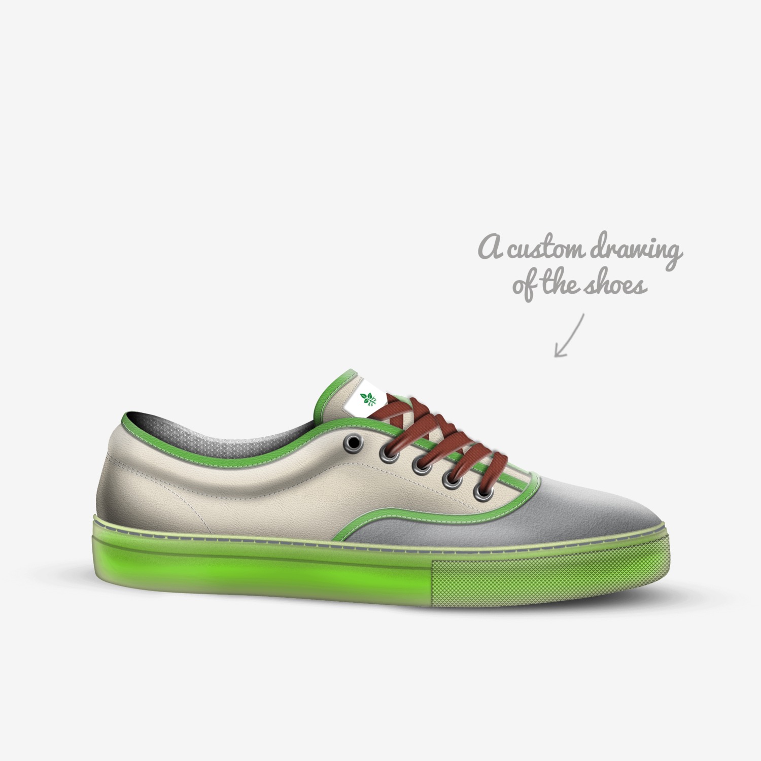 Plant custom made in Italy shoes by Federico Lanciotti | Sketch view