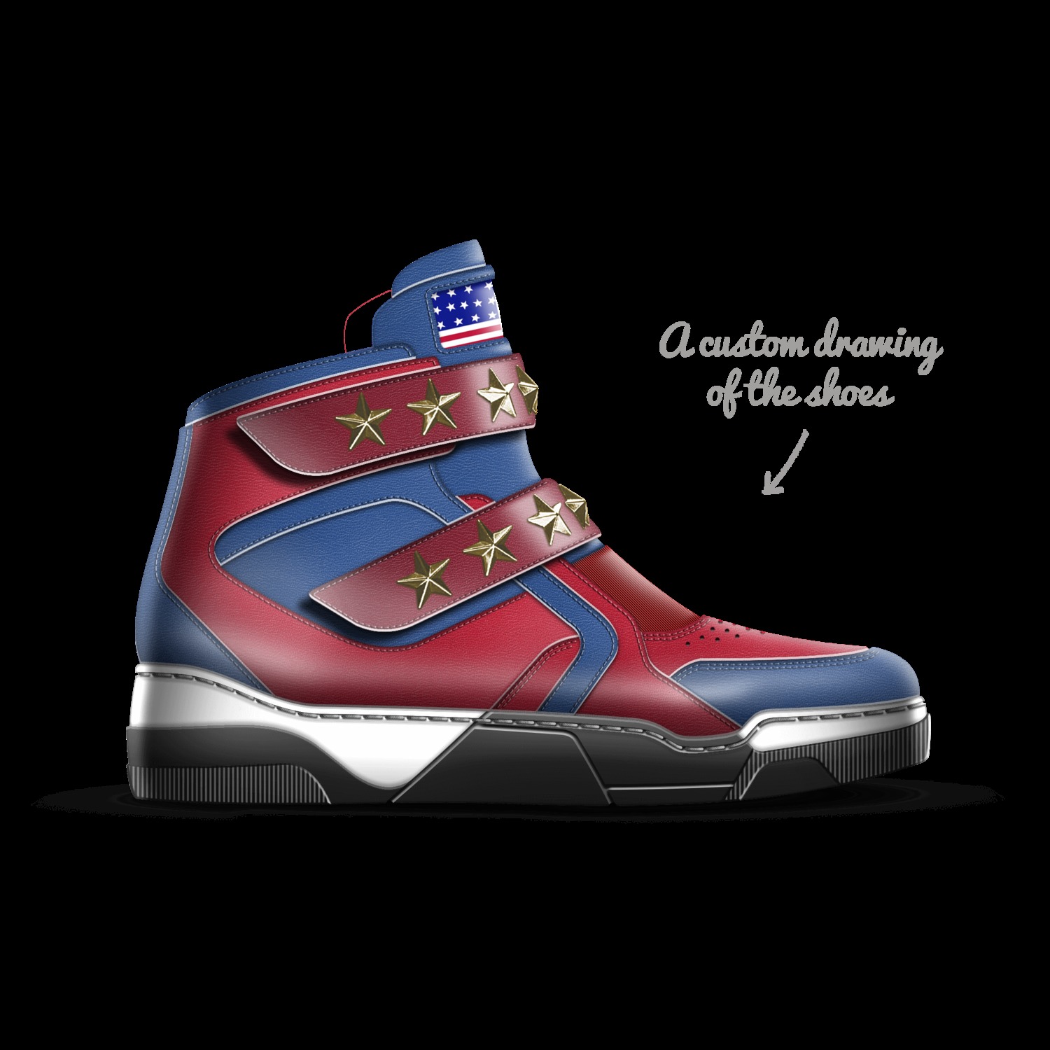 AMERICA A Custom Shoe concept by Brody Jones