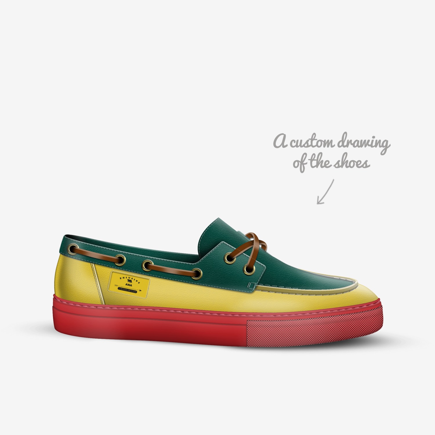 ana custom made in Italy shoes by Ana | Sketch view