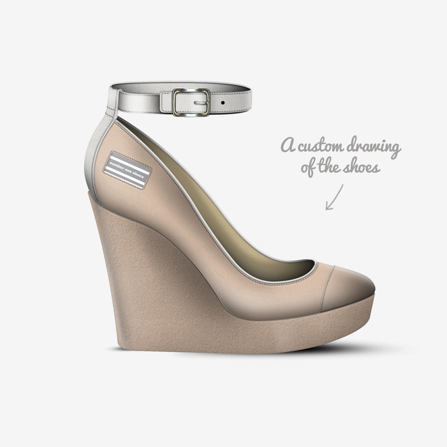 number one shoes  custom made in Italy shoes by Josie Smith | Sketch view