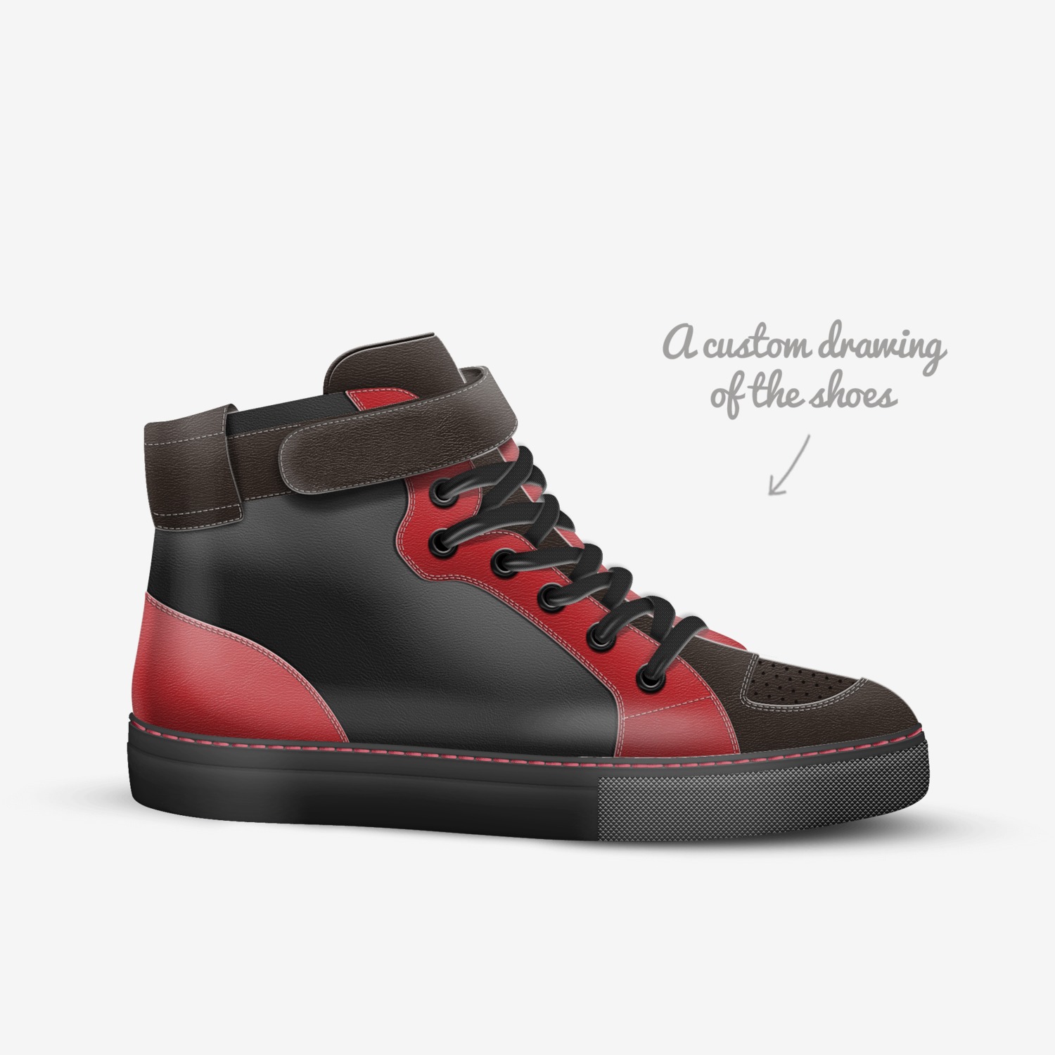 TTMAC custom made in Italy shoes by Ms-independent Cherryboss | Sketch view