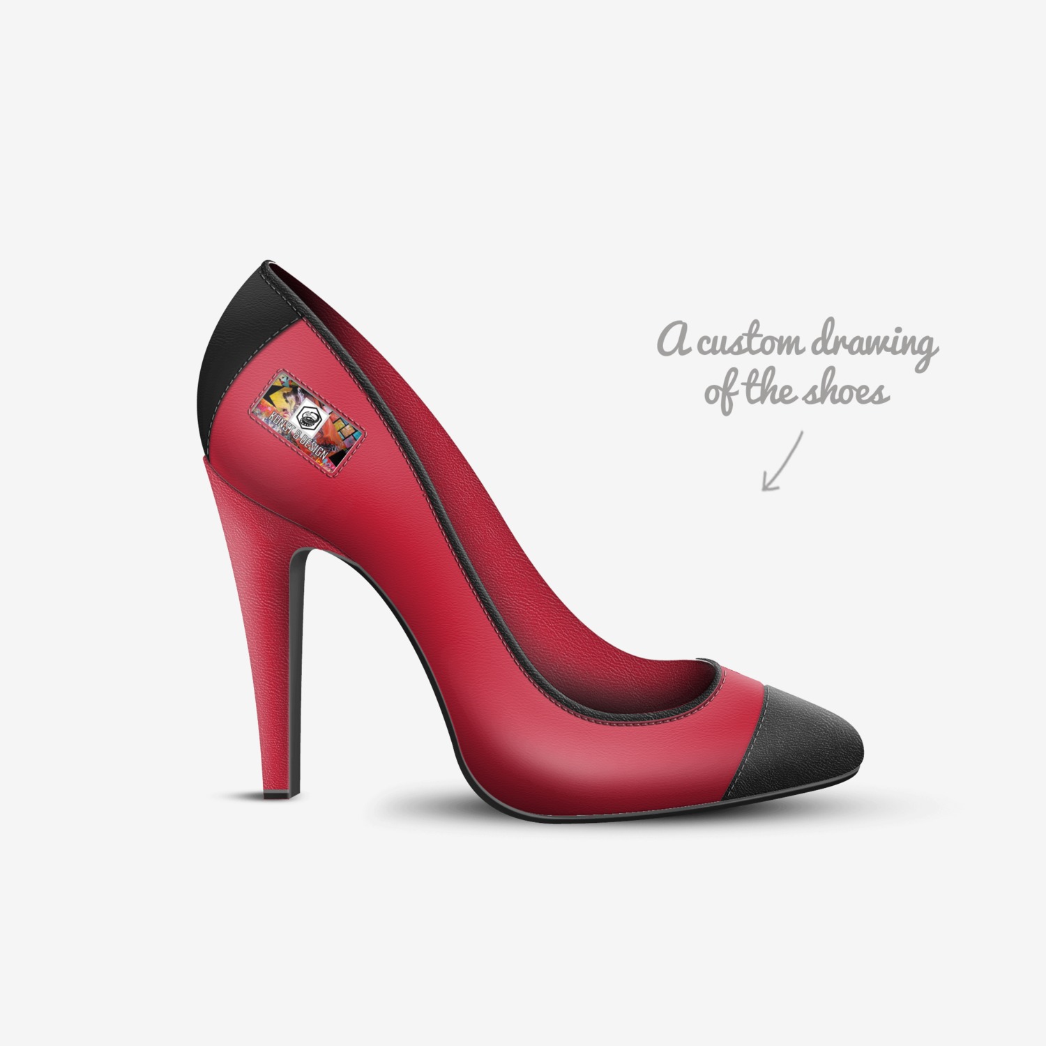 Redlove | A Custom Shoe by Stefanie
