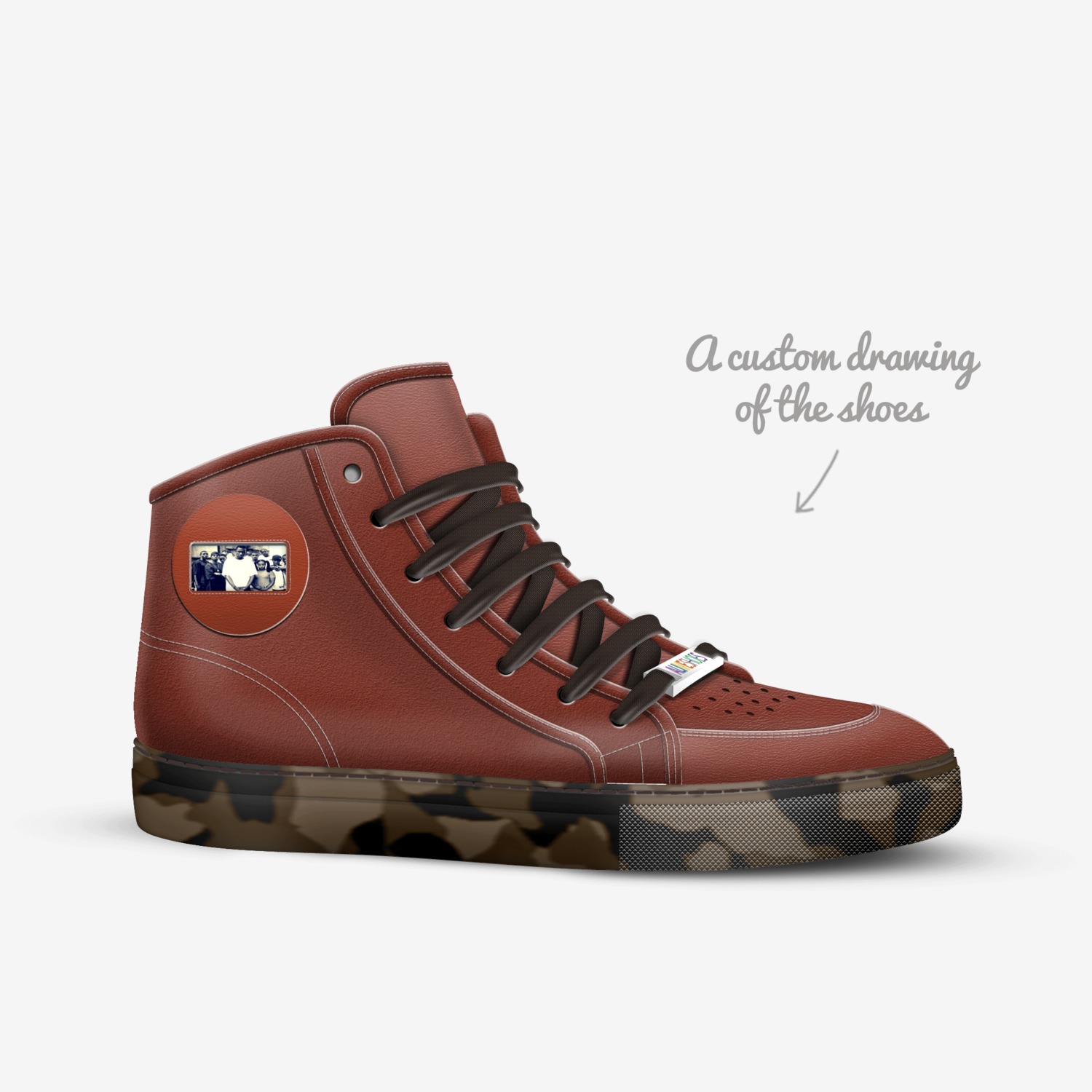 LENOX LIVE  custom made in Italy shoes by Pandoralux | Sketch view