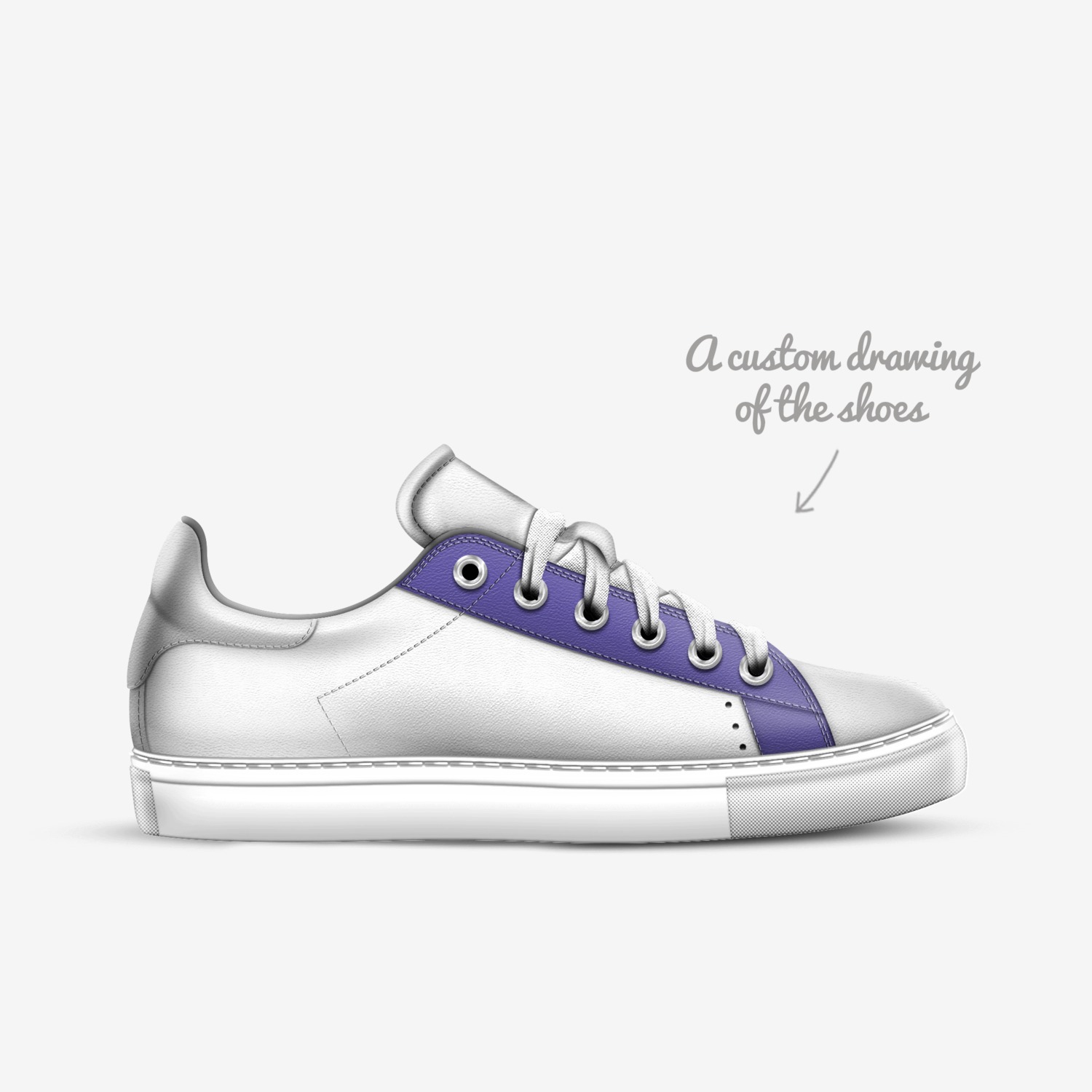 asasa custom made in Italy shoes by Luca Botticelli | Sketch view