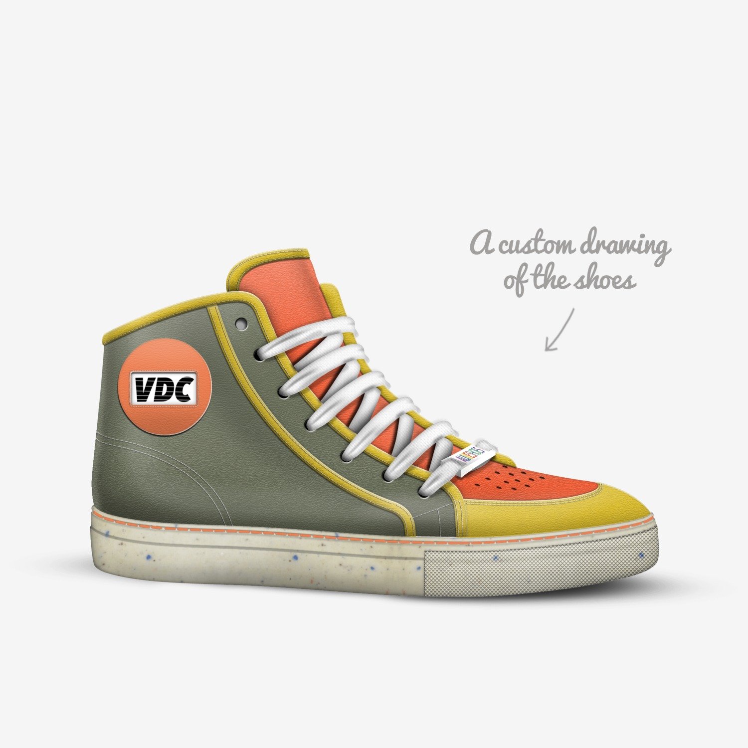 Cutti custom made in Italy shoes by Phil Cuttino | Sketch view