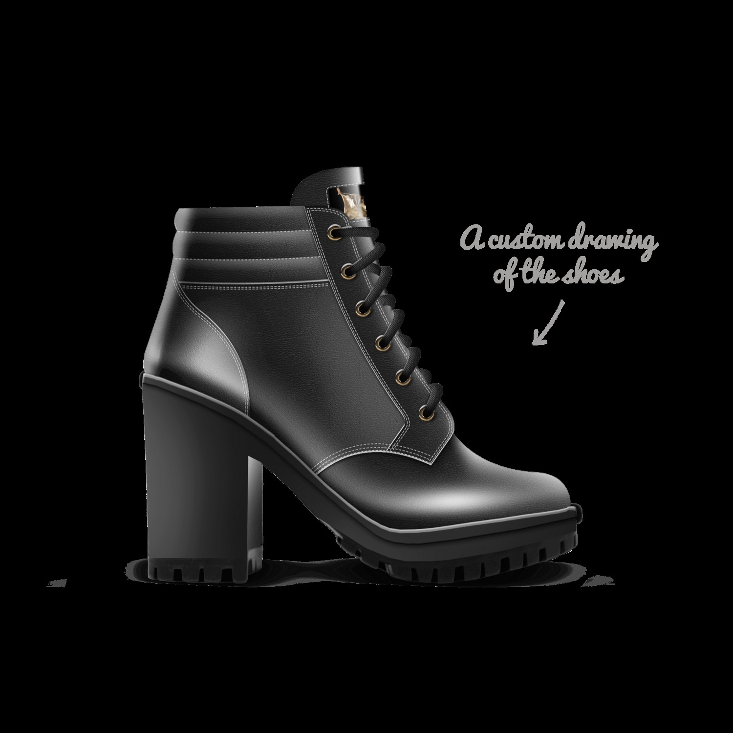 Dress Boots A Custom Shoe concept by Geneva Patterson