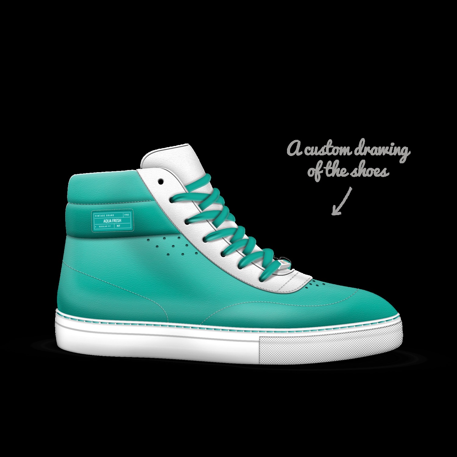 AQUA FRESH A Custom Shoe concept by Tylon Mearidy