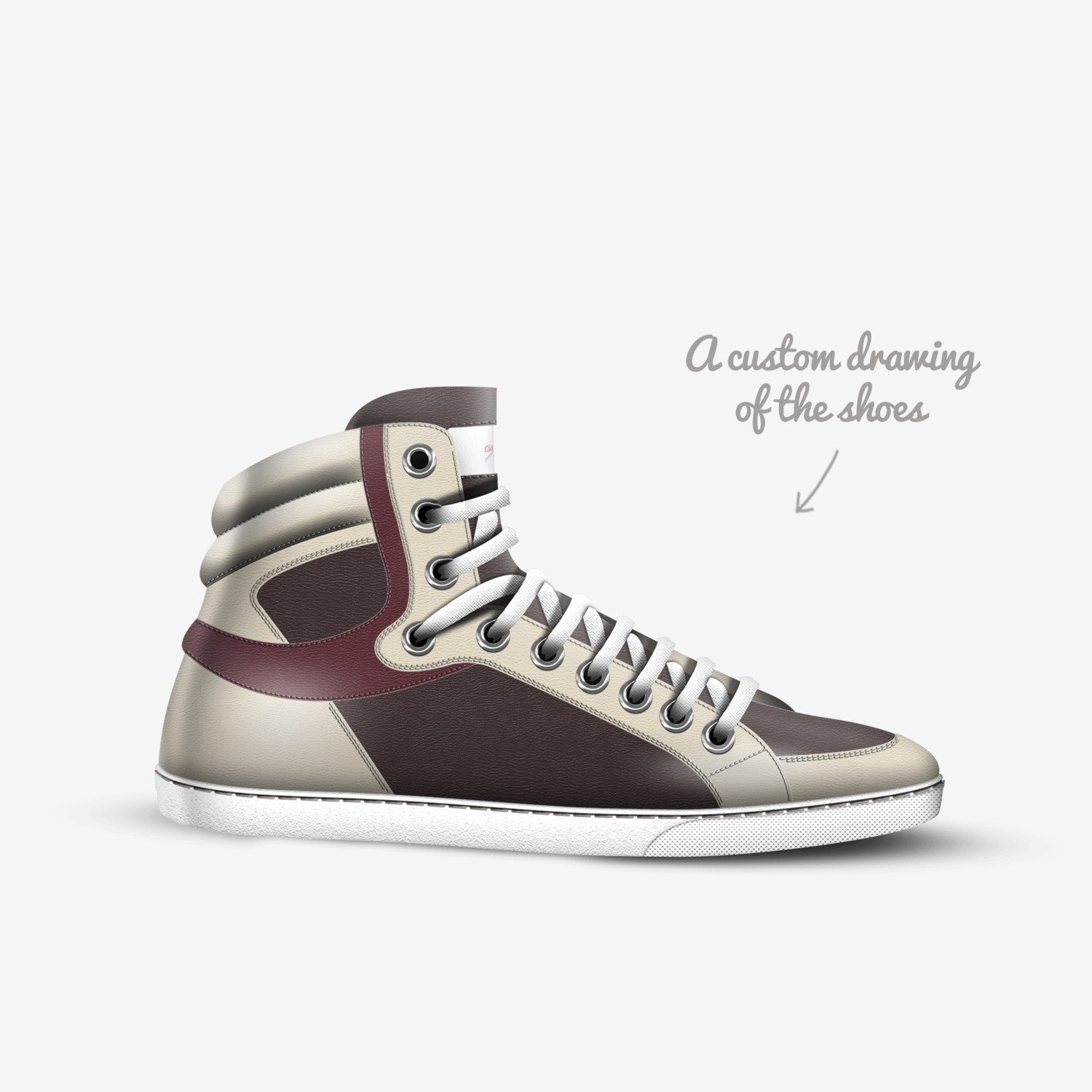 DCFashionFool custom made in Italy shoes by Barnette Holston | Sketch view